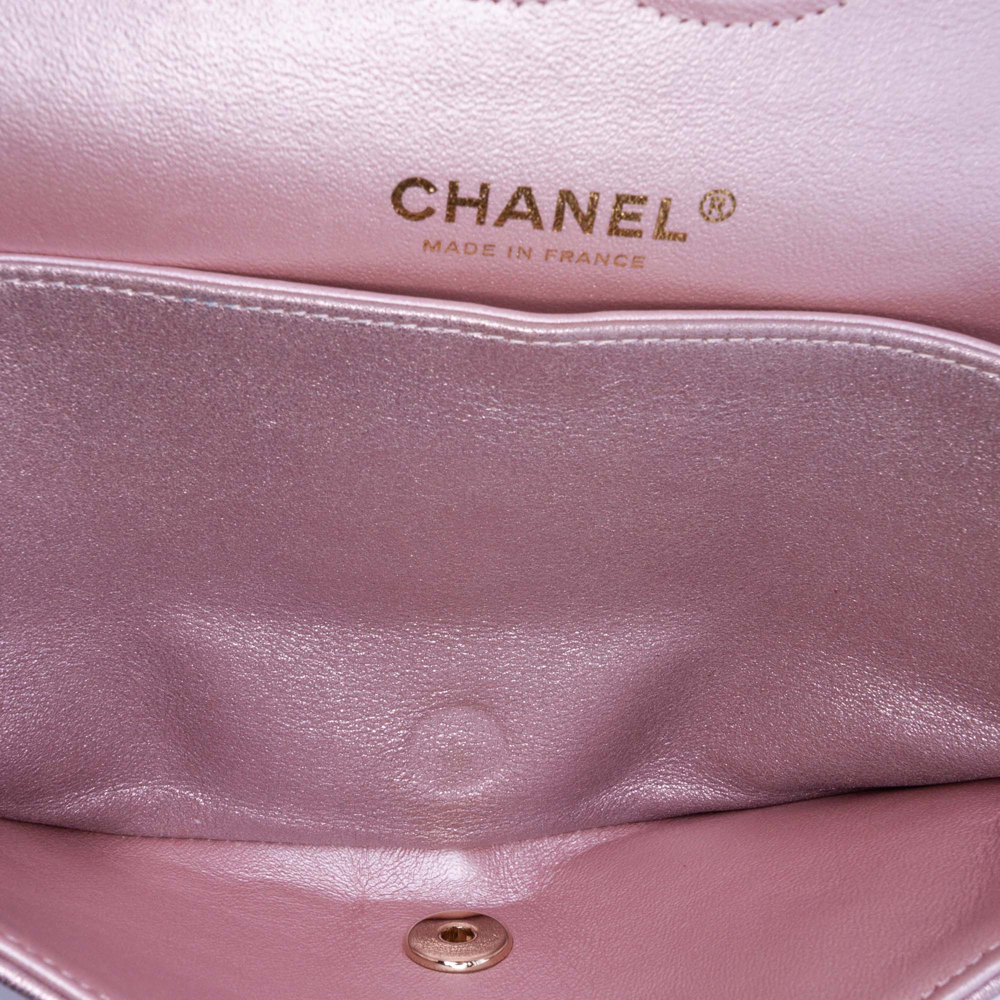 Chanel Medium Classic Iridescent Calfskin Double Flap - image 5