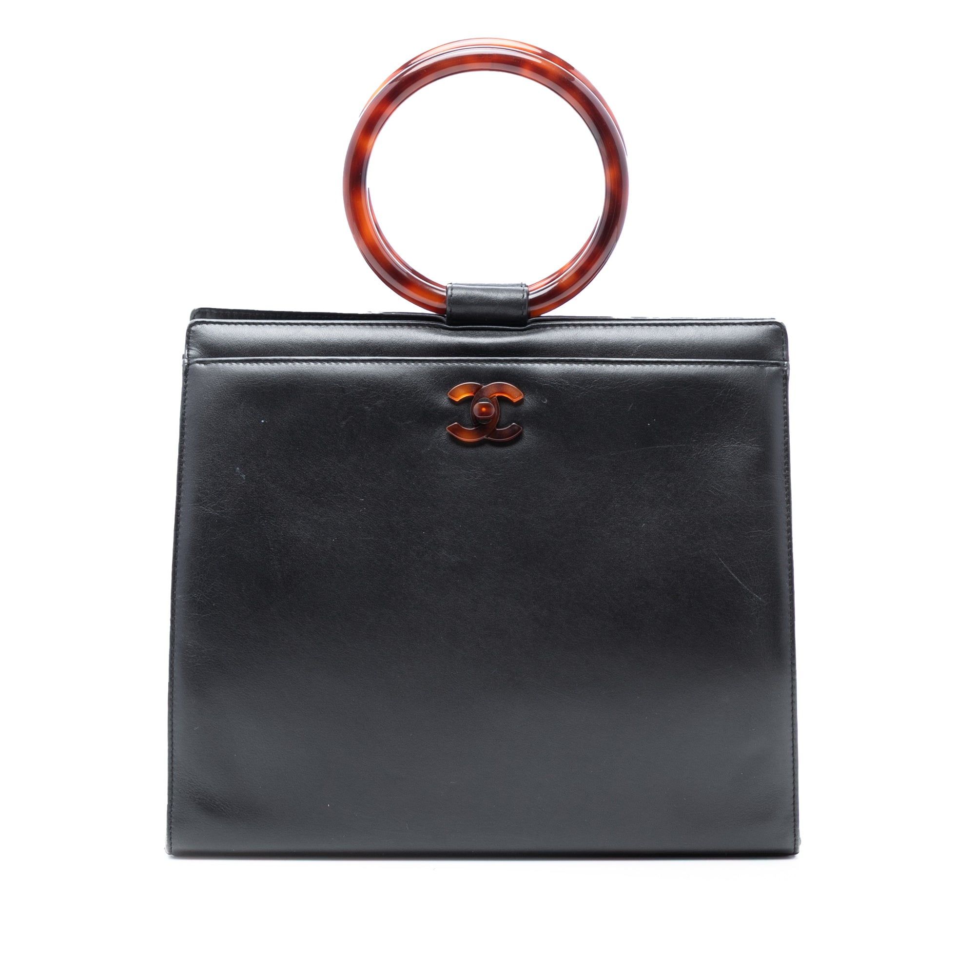 Chanel CC Calfskin Tortoiseshell Handbag - image 1