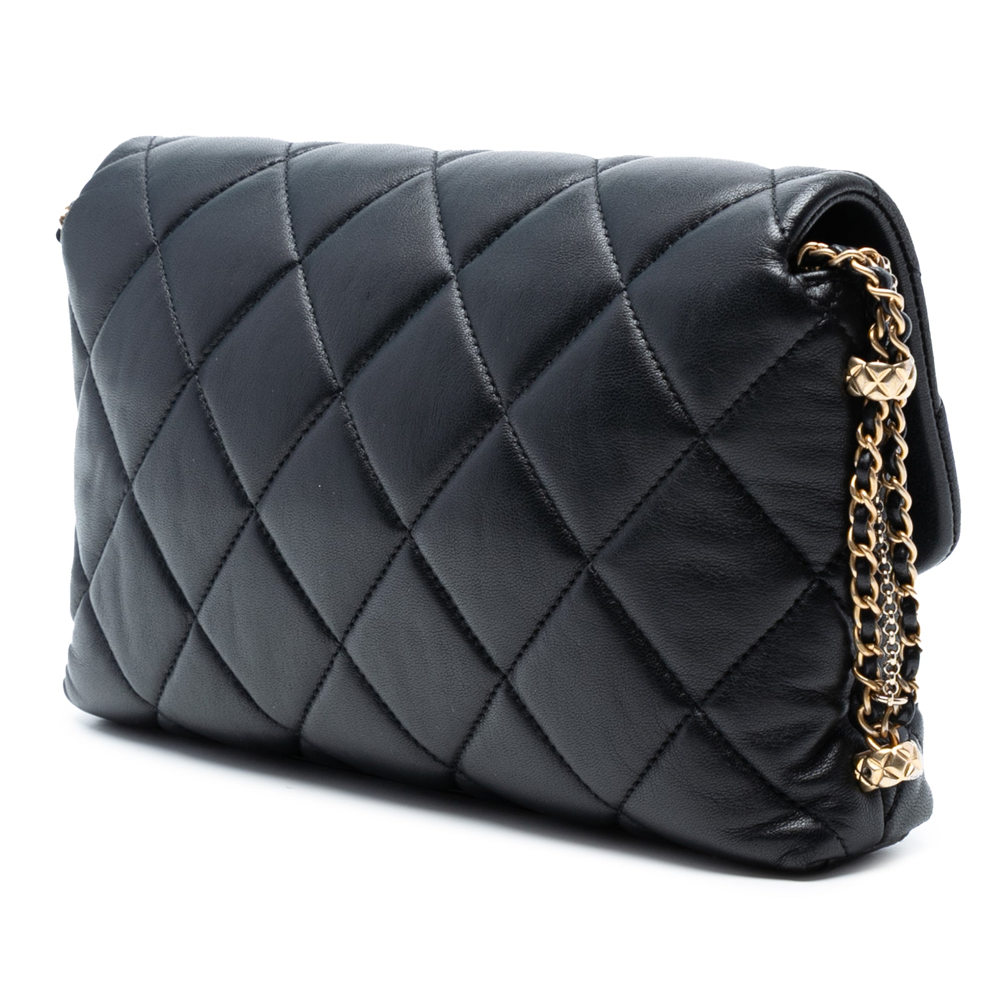 Chanel Quilted Lambskin Crush on Chains Flap - image 2