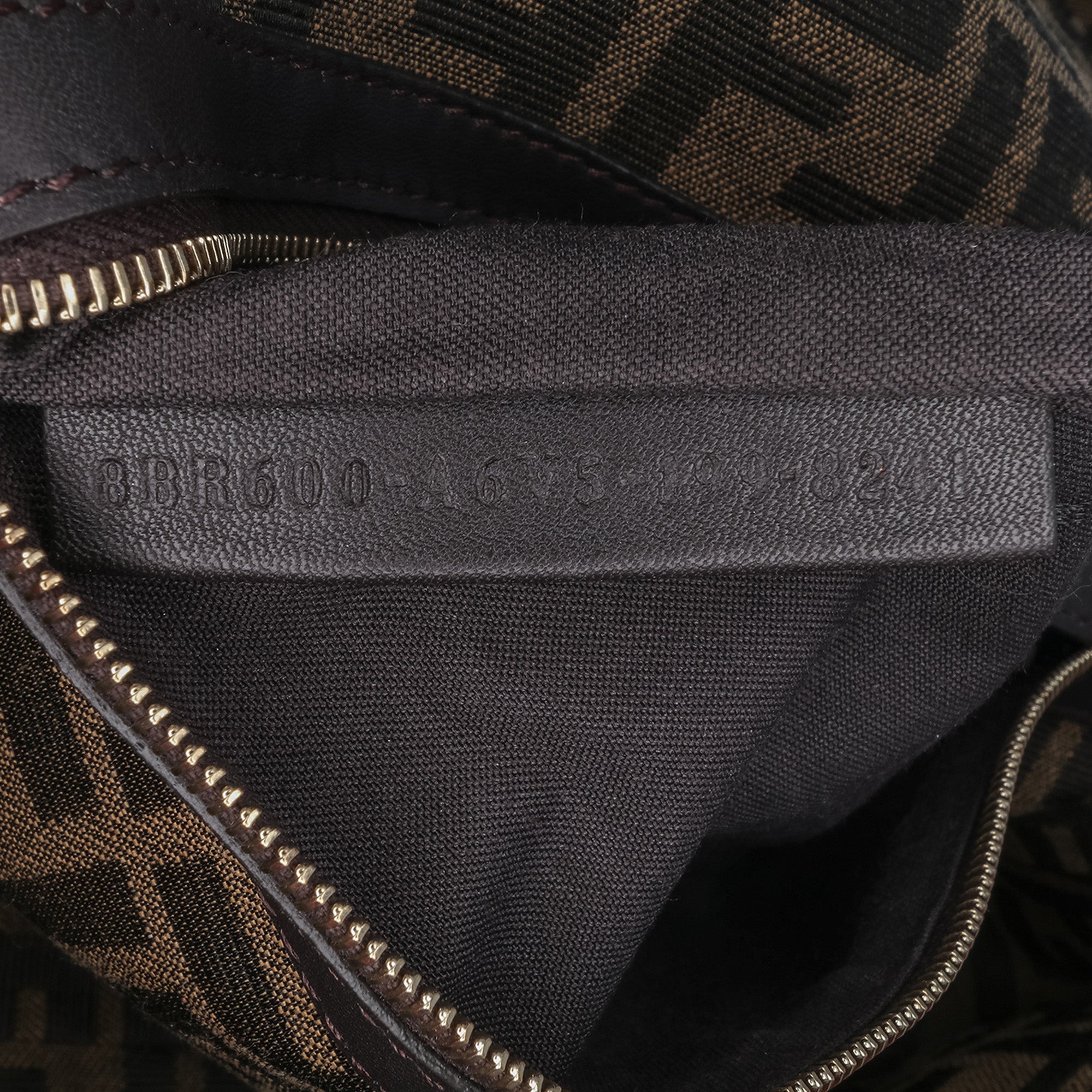 Fendi Medium Zucca Canvas Fluo Trim Baguette Satchel - image 7
