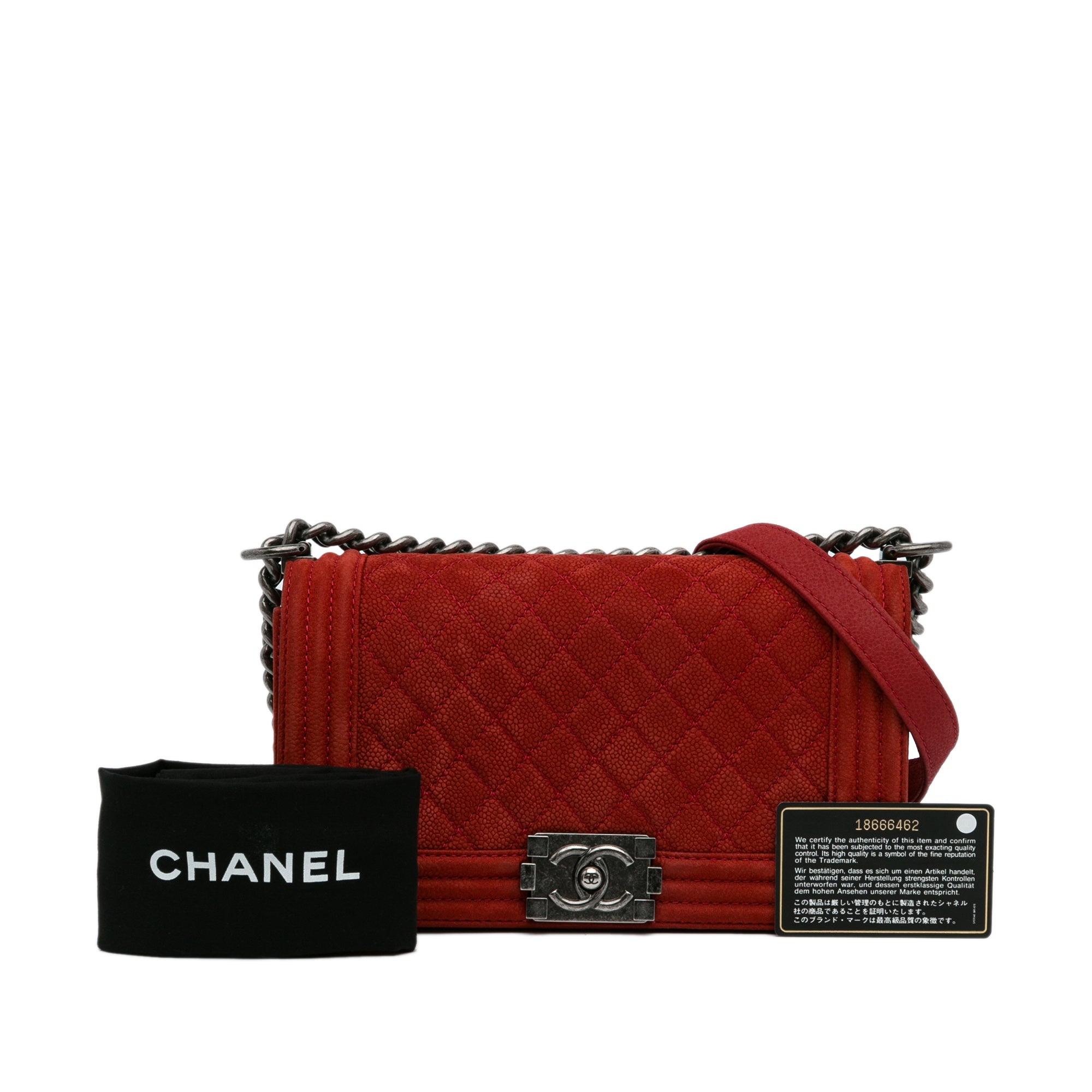Chanel Old Medium Quilted Caviar Boy Flap - image 10