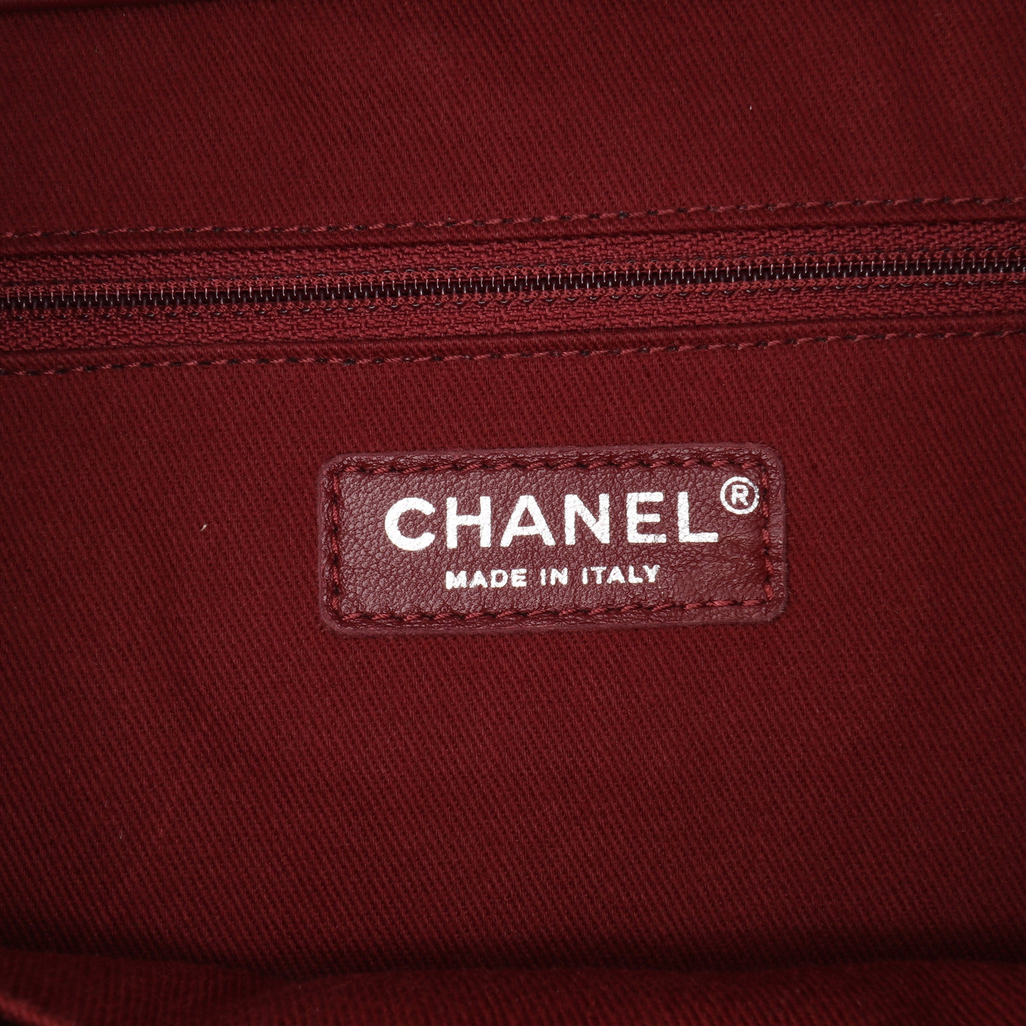 Chanel Large Calfskin Coco Eyelets Shopping Tote - image 5
