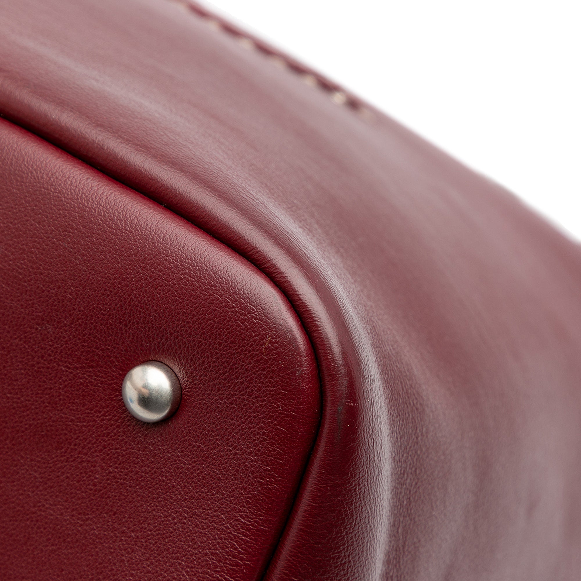 Chanel Large Calfskin Coco Eyelets Shopping Tote - image 9