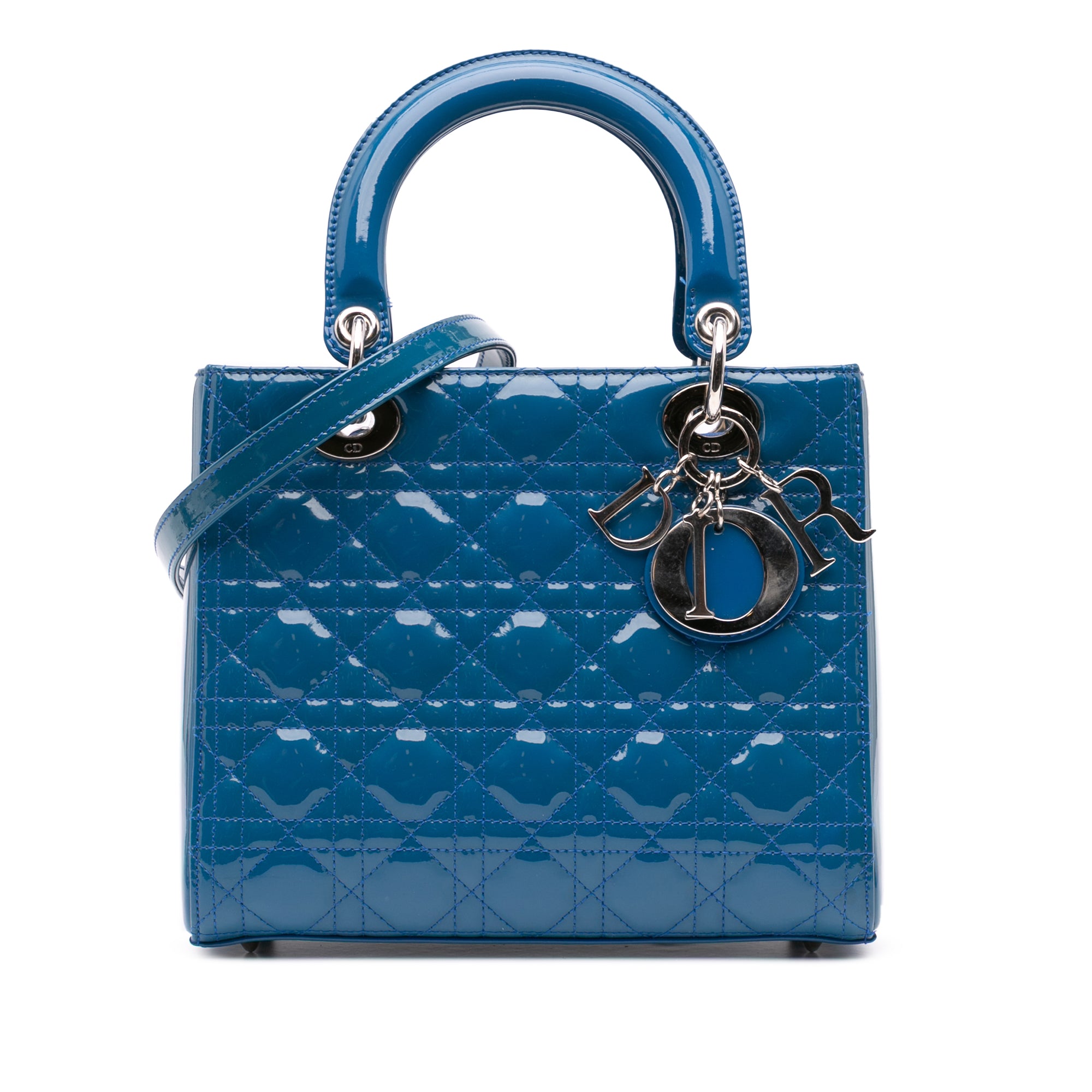 Dior Medium Patent Cannage Lady Dior - image 1