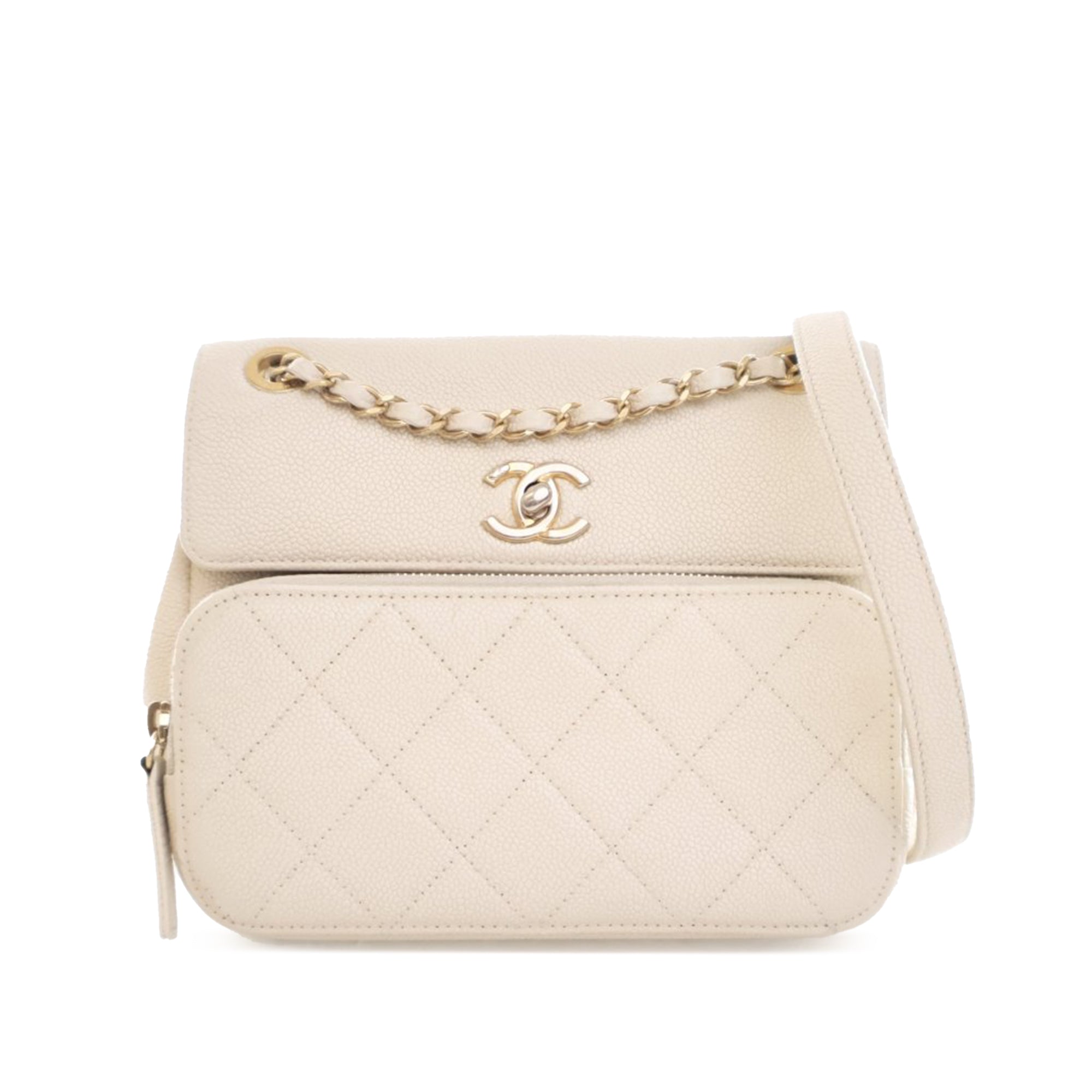 Chanel Caviar Business Affinity Messenger Flap - image 1