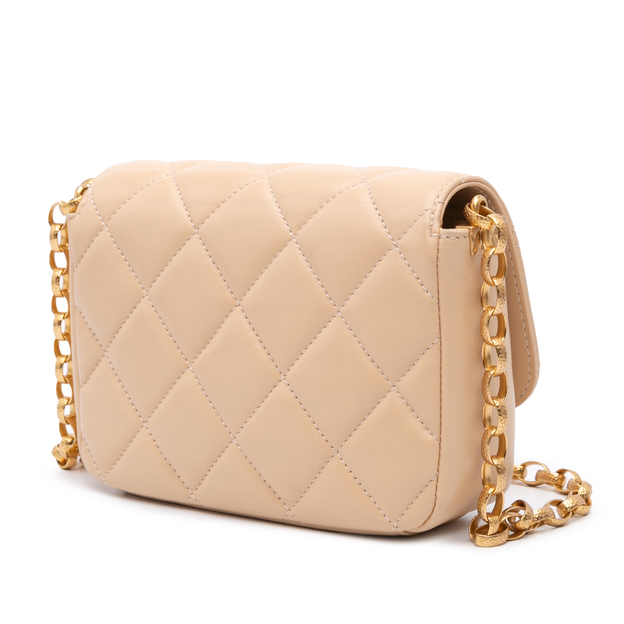 Chanel Small Quilted Lambskin CC Coin Flap - image 2