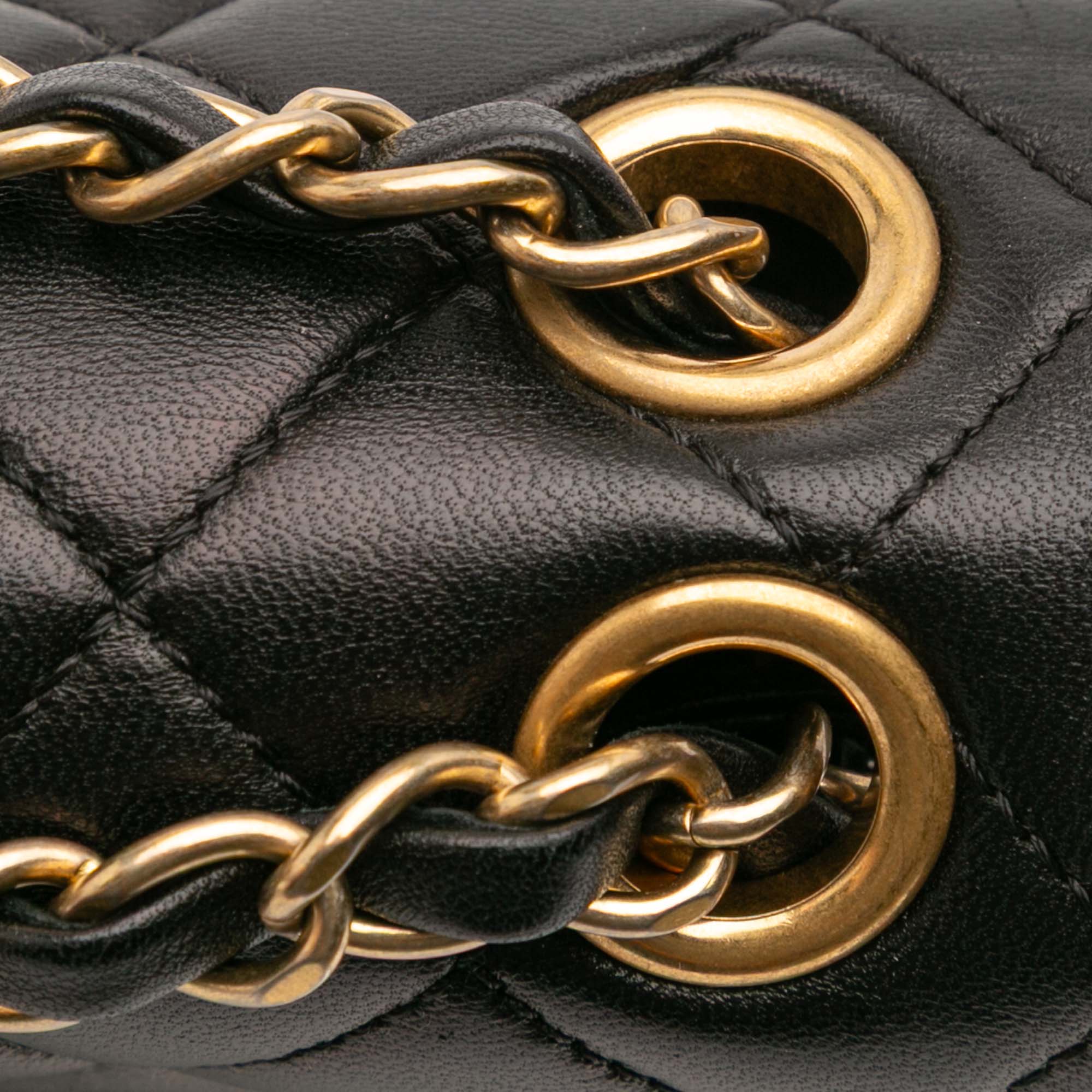 Chanel Quilted Lambskin Pagoda Accordion Flap - image 8