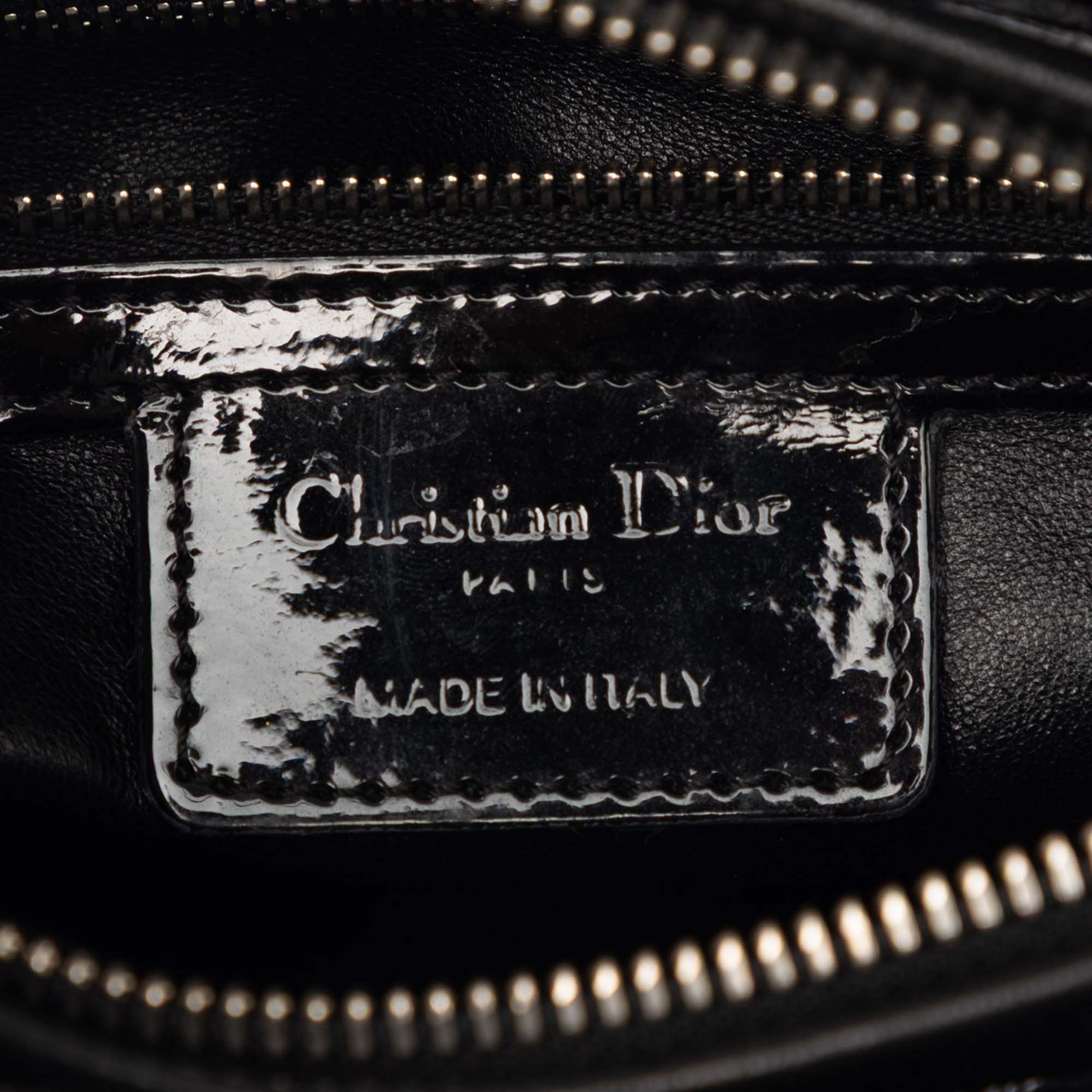 Dior Medium Multicolor Metallic Fabric and Patent Leather Lady Dior - image 5