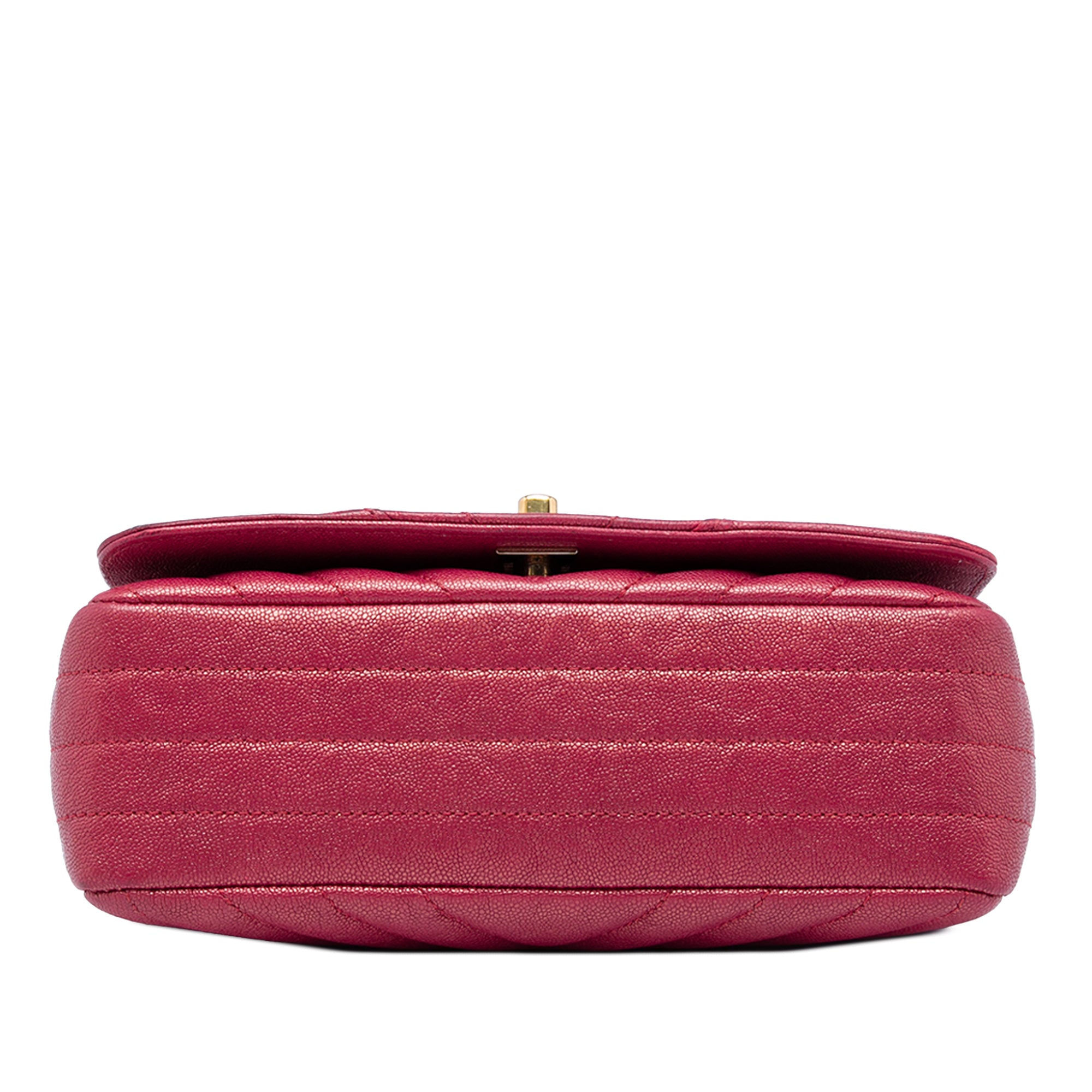 Chanel Small Chevron Iridescent Caviar Statement Flap - image 3