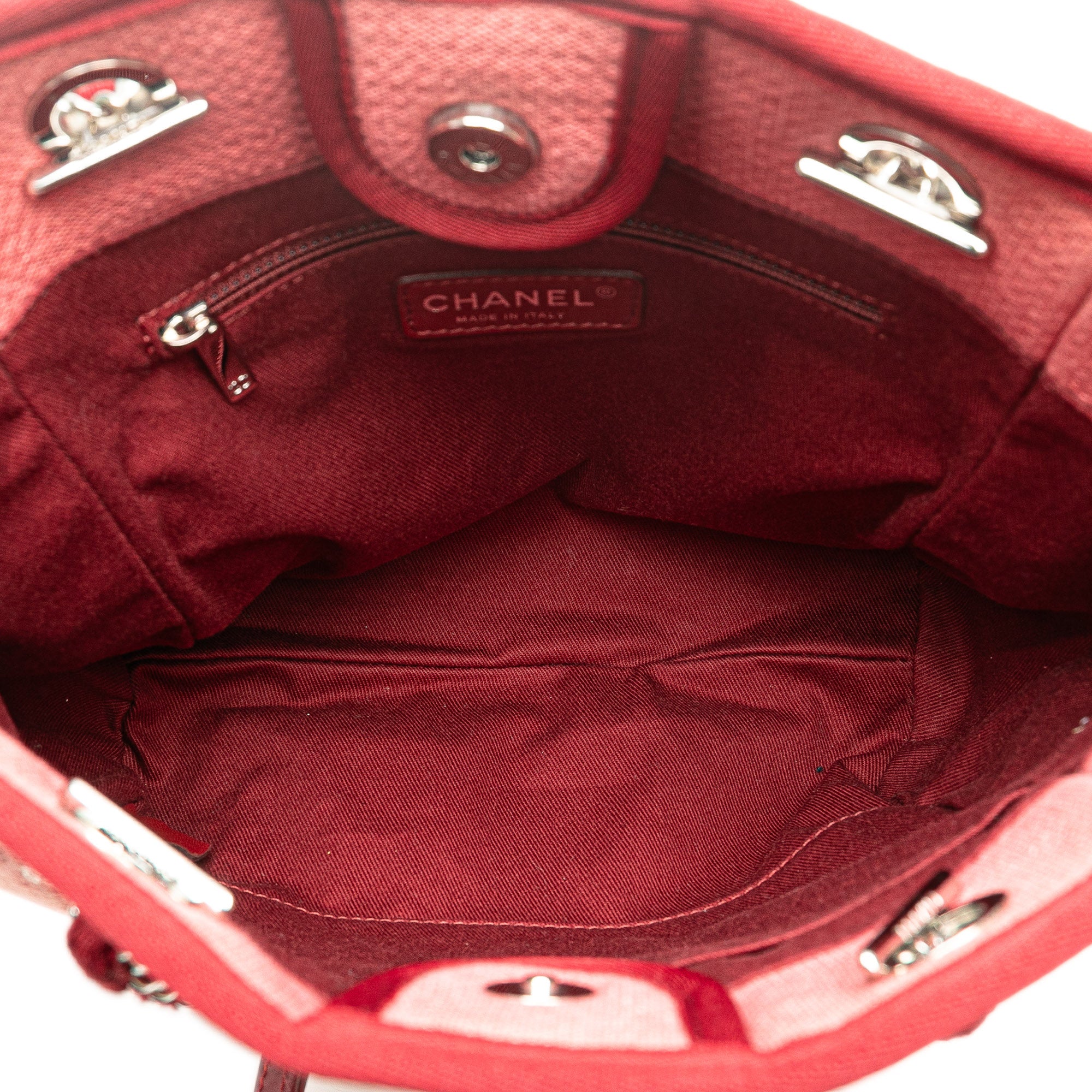 Chanel Mini Mixed Fibers Deauville Tote - image 4