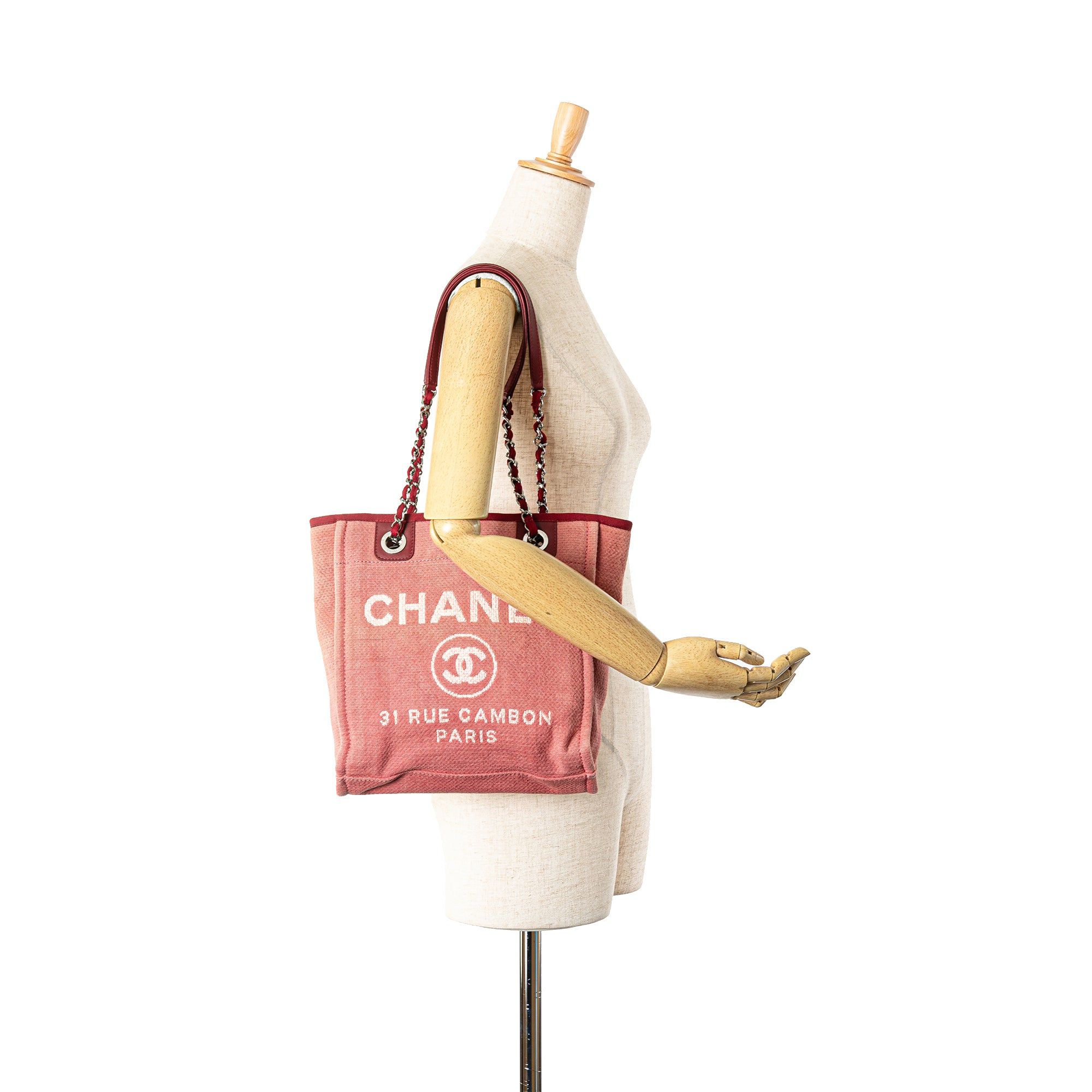 Chanel Mini Mixed Fibers Deauville Tote - image 7