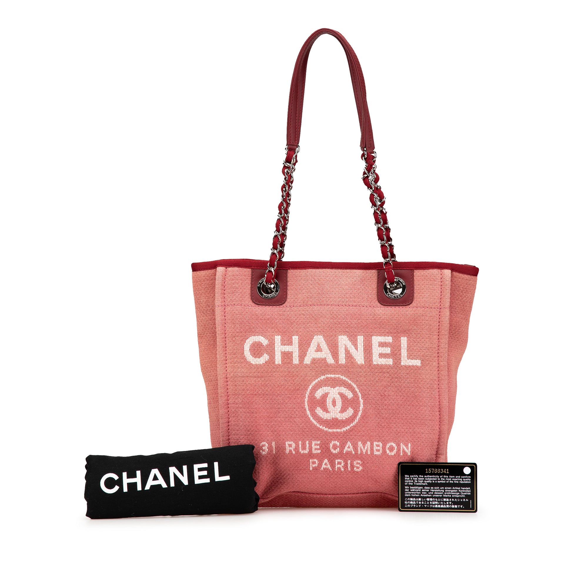 Chanel Mini Mixed Fibers Deauville Tote - image 8