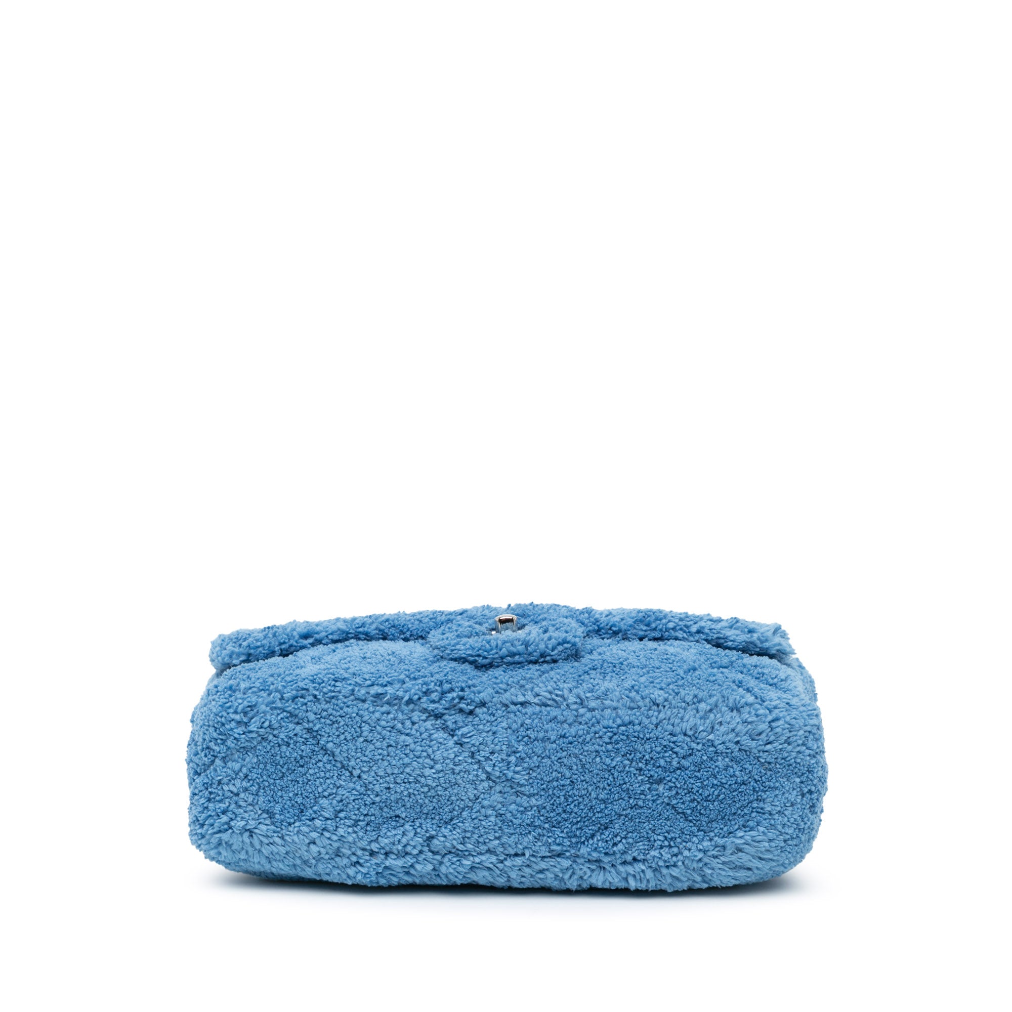Chanel Medium Quilted Terry Cloth Coco Beach Flap - image 3