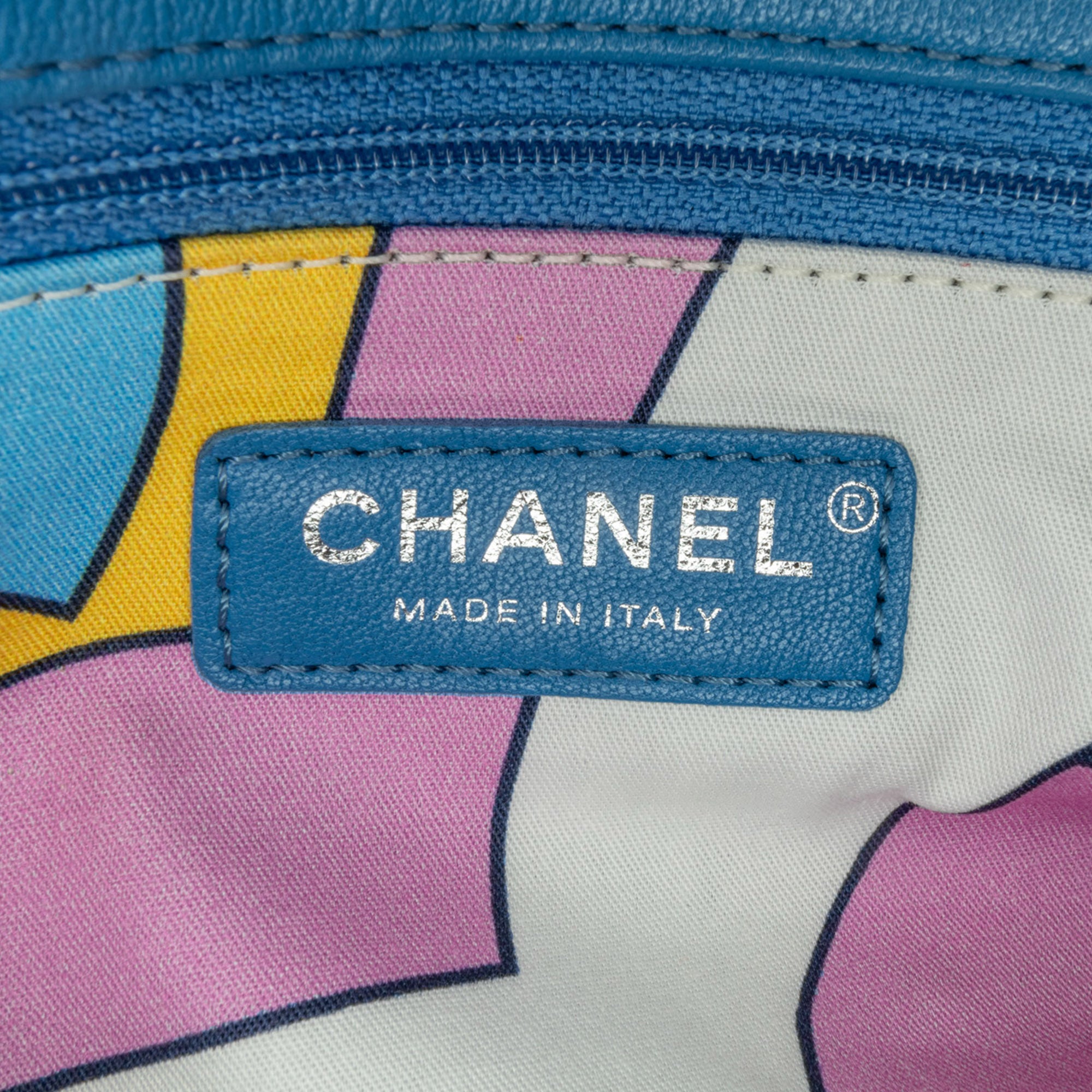 Chanel Medium Quilted Terry Cloth Coco Beach Flap - image 5