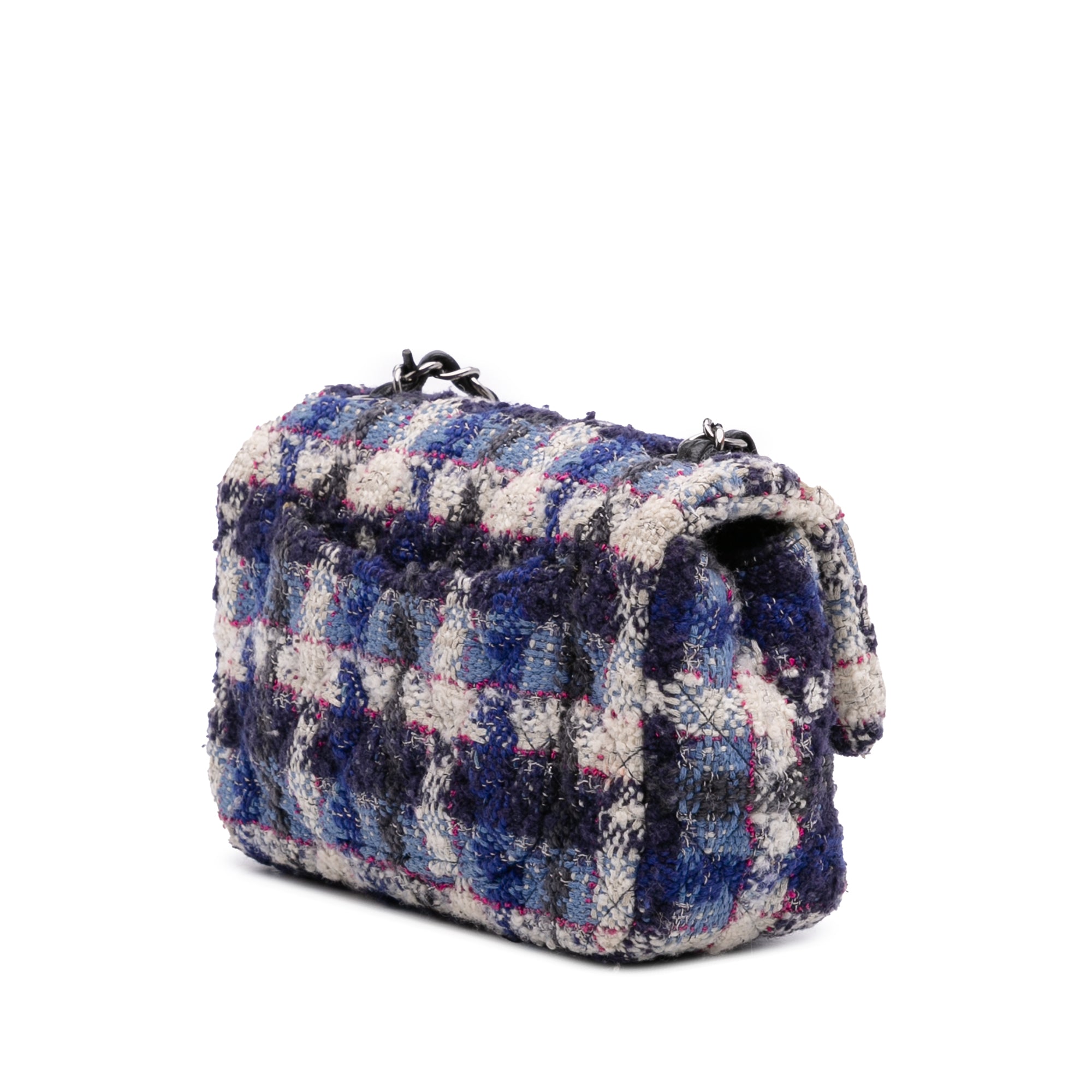 Chanel Mini Rectangular Classic Tweed Single Flap - image 2