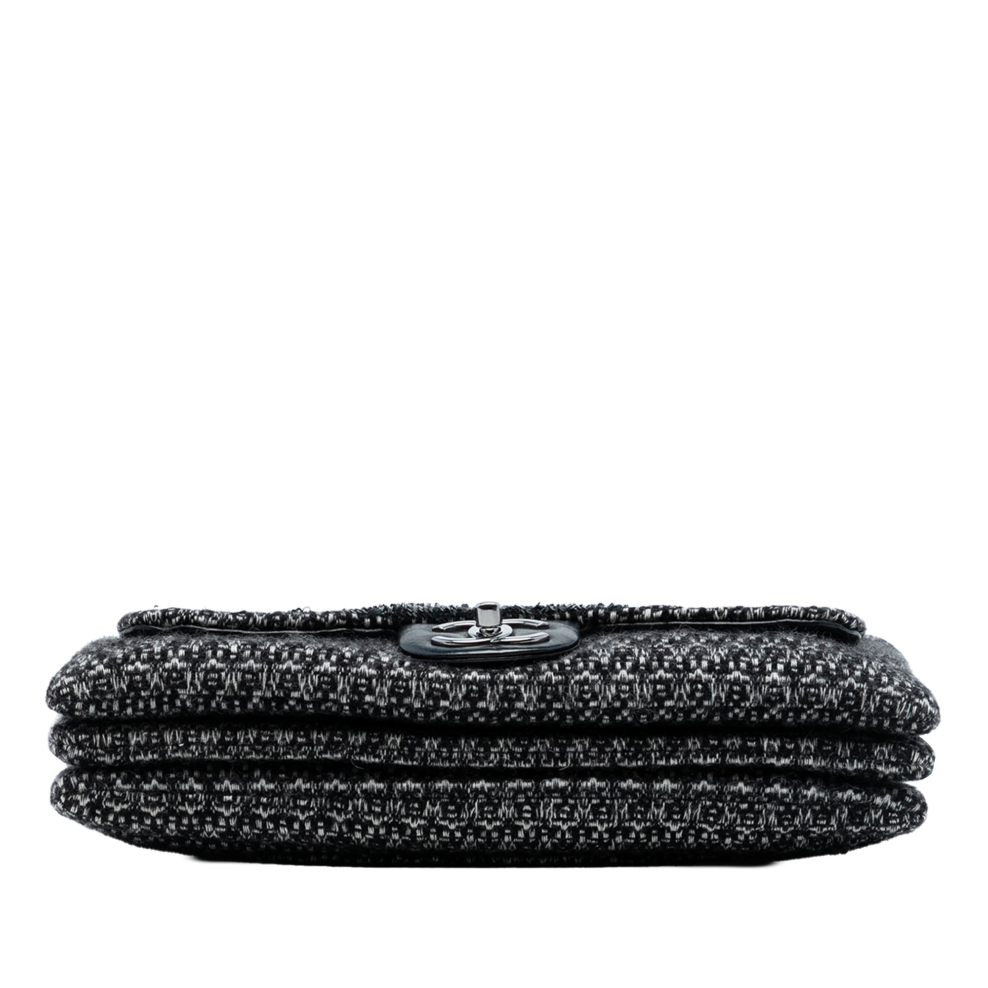 Chanel Large Tweed and Sequin Icons 3 Accordion Flap - image 3