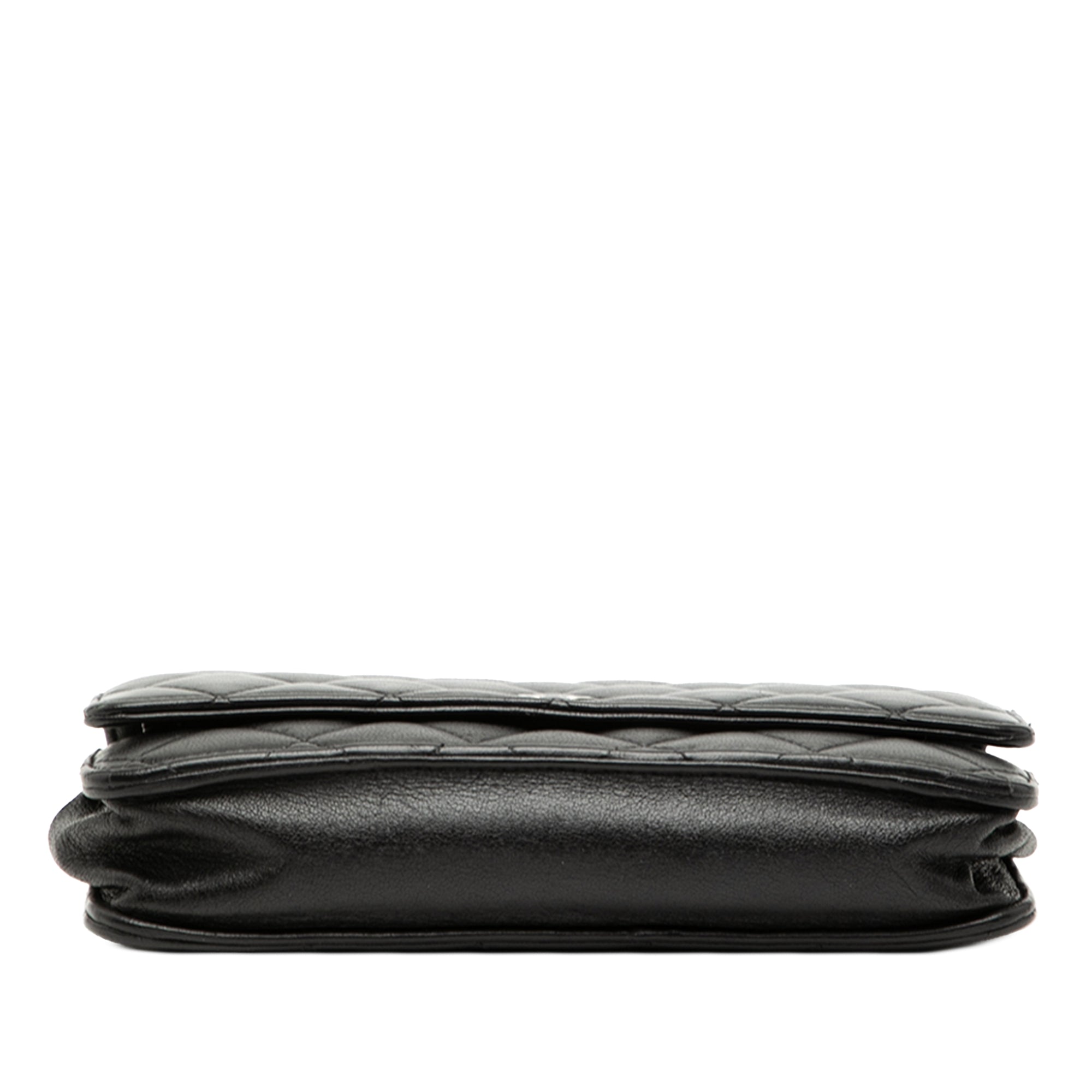 Chanel CC Quilted Lambskin Wallet On Chain - image 3