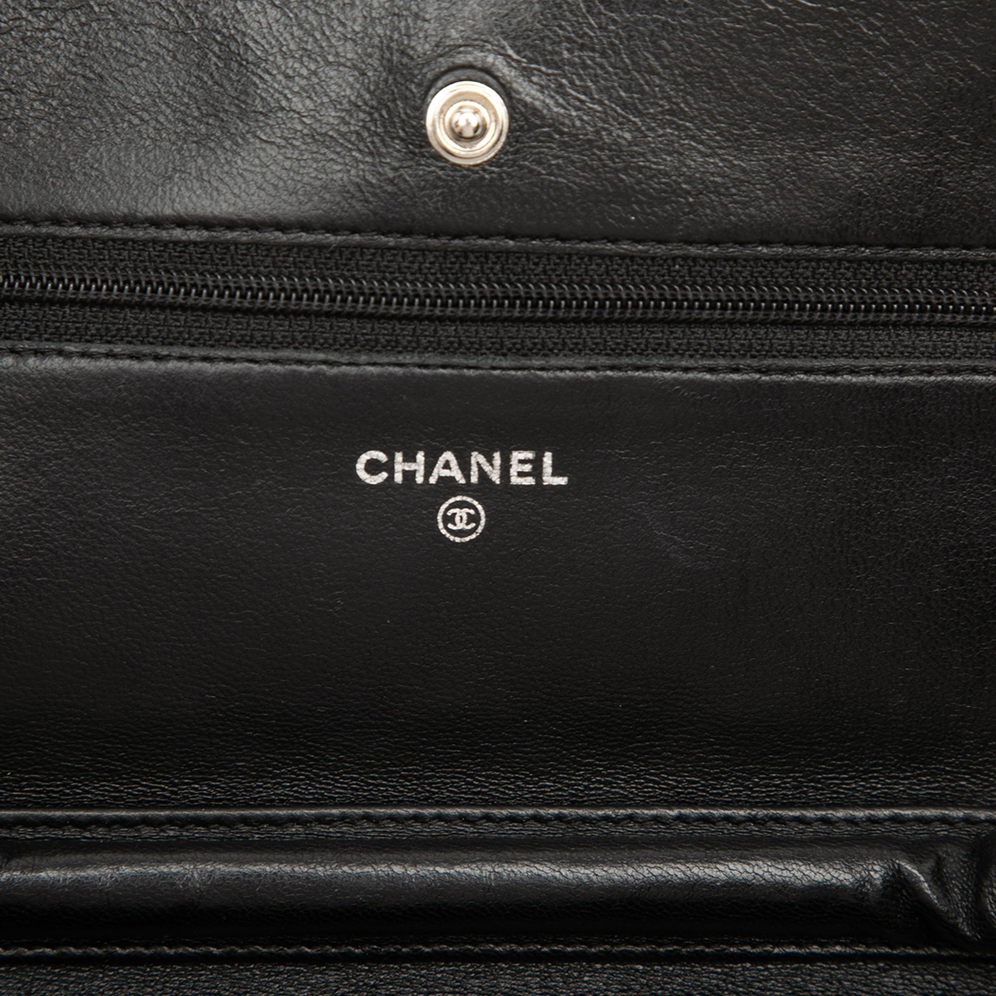 Chanel CC Quilted Lambskin Wallet On Chain - image 5