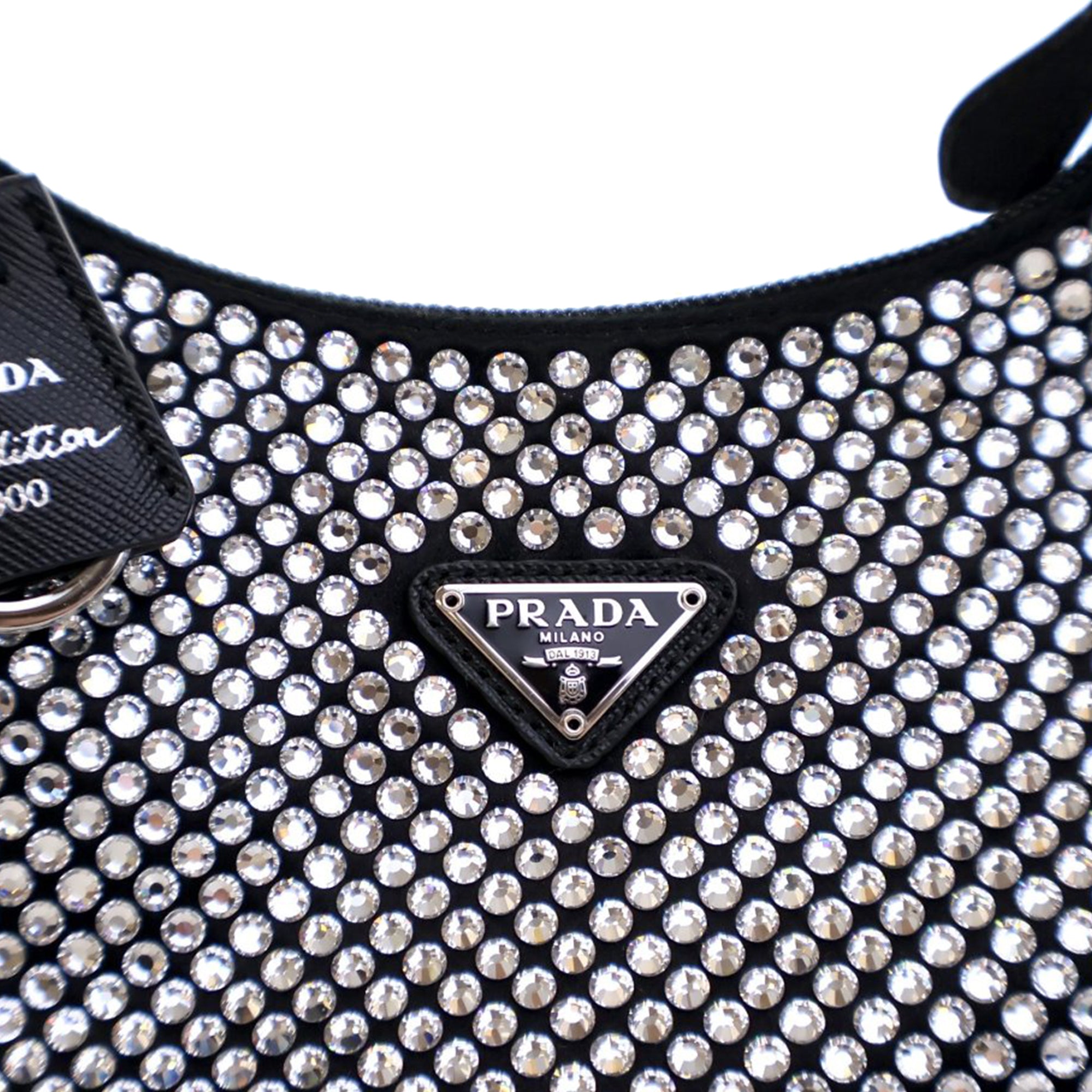 Prada Mini Satin Crystal Re Edition 2000 Shoulder Bag - image 4