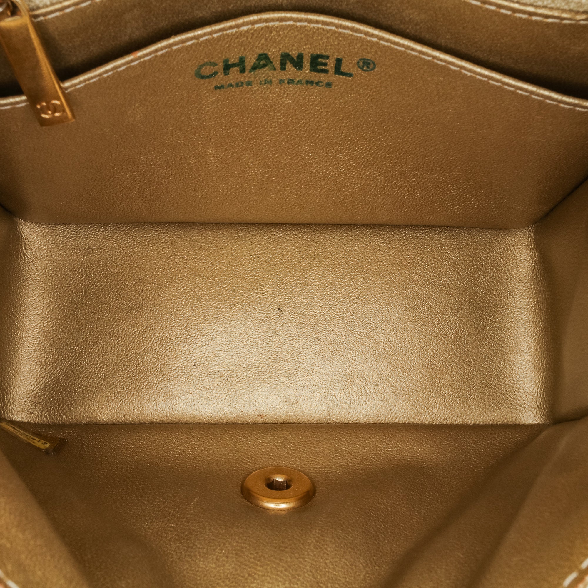 Chanel Mini Square Classic Caviar Single Flap - image 4