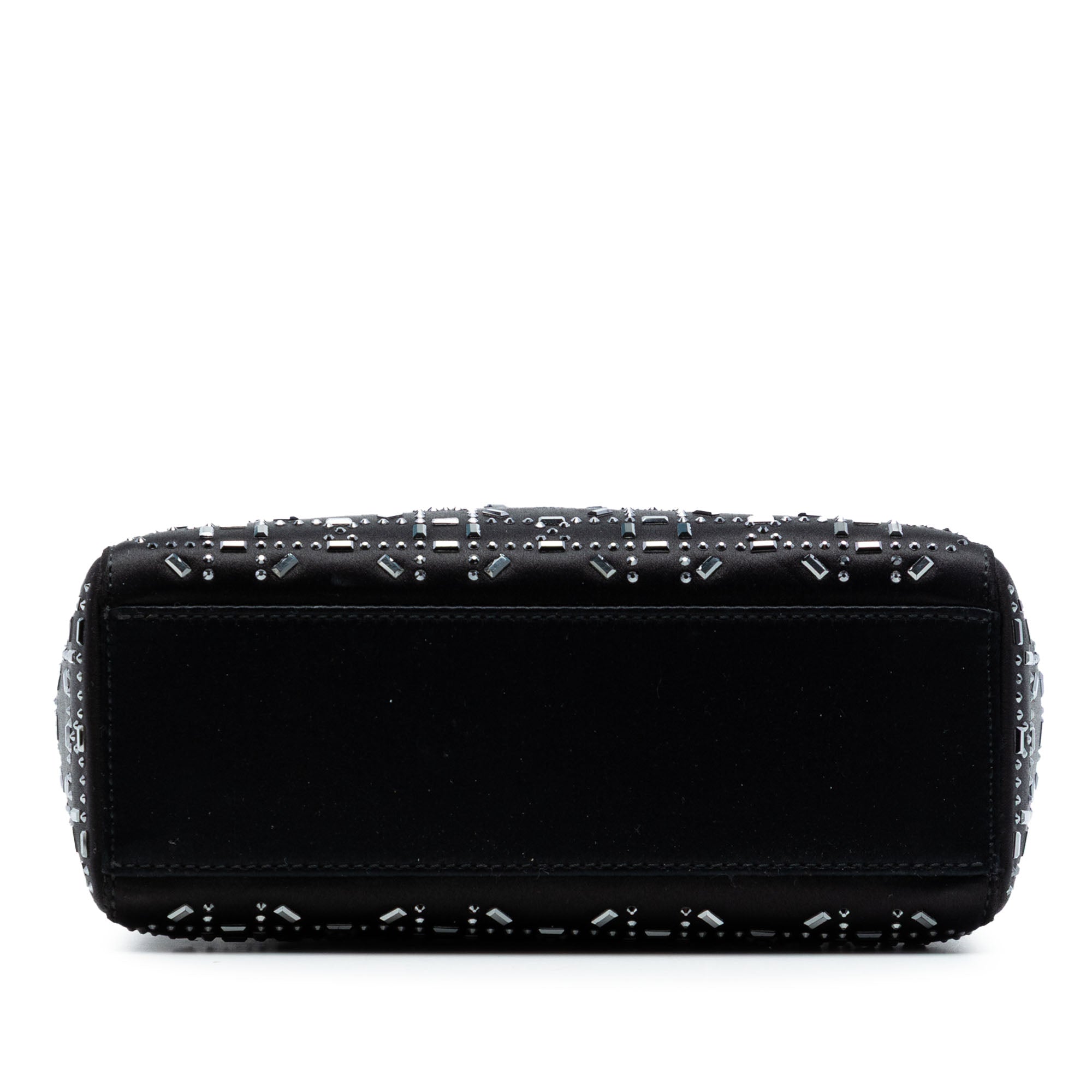 Dior Mini Satin Cannage Crystal Embellished Lady Dior - image 3