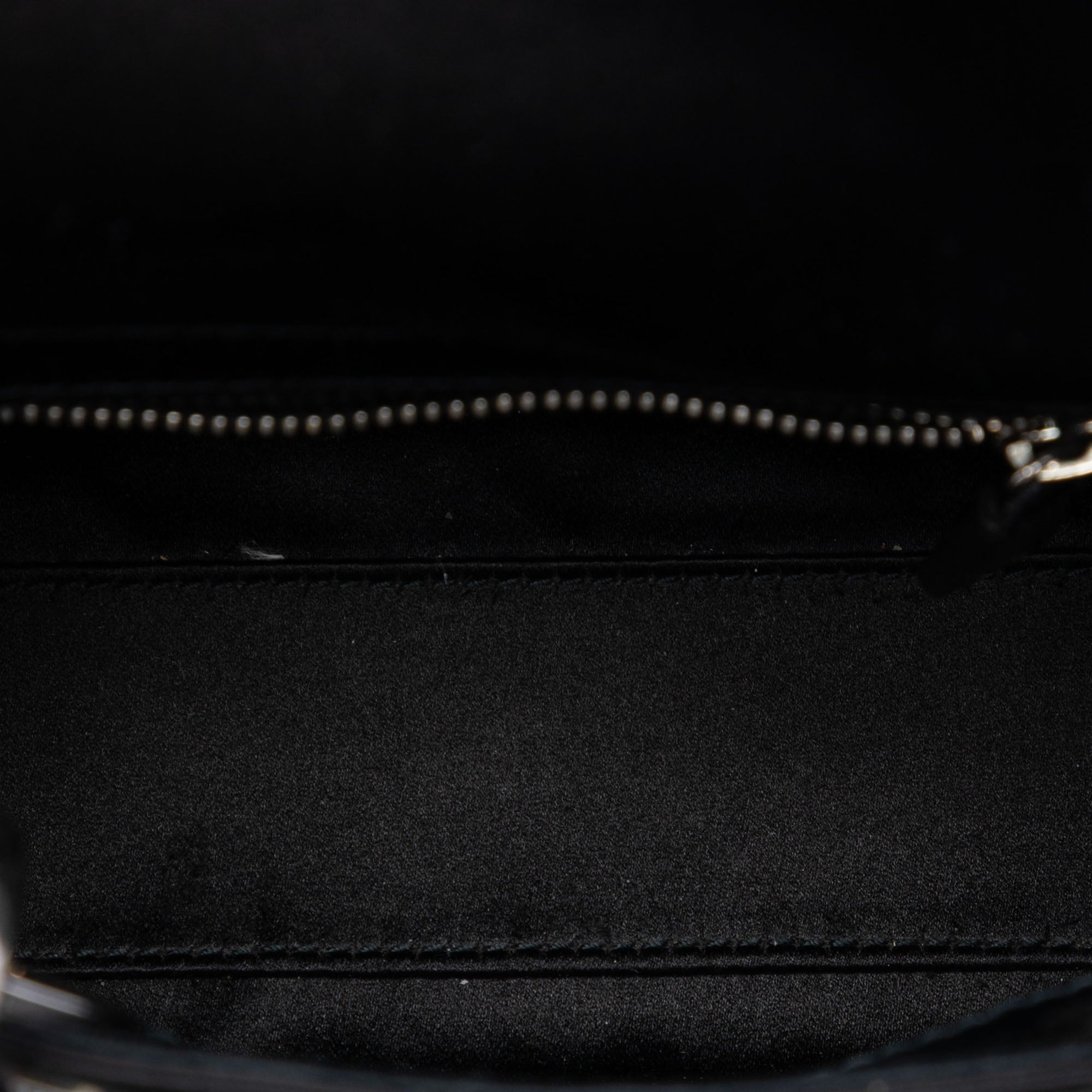 Dior Mini Satin Cannage Crystal Embellished Lady Dior - image 4