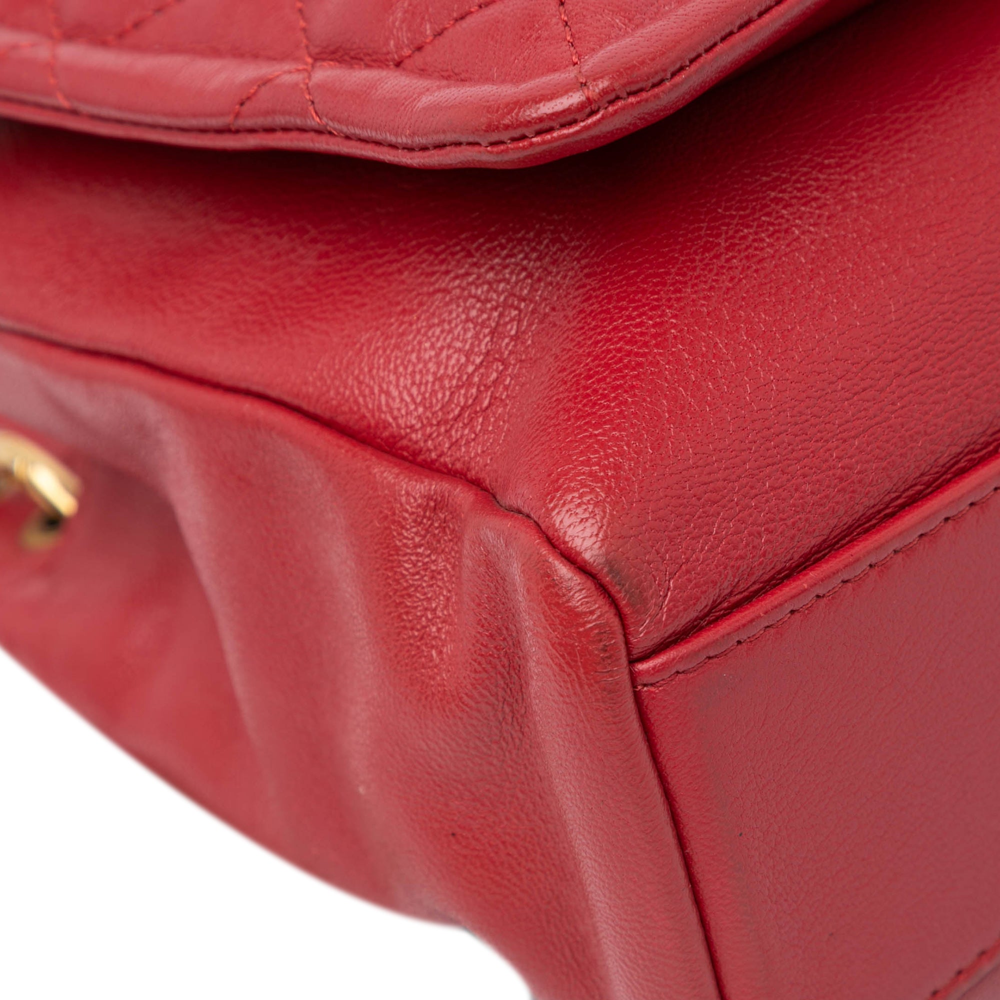 Chanel Small Quilted Lambskin Chain Link Flap - image 8