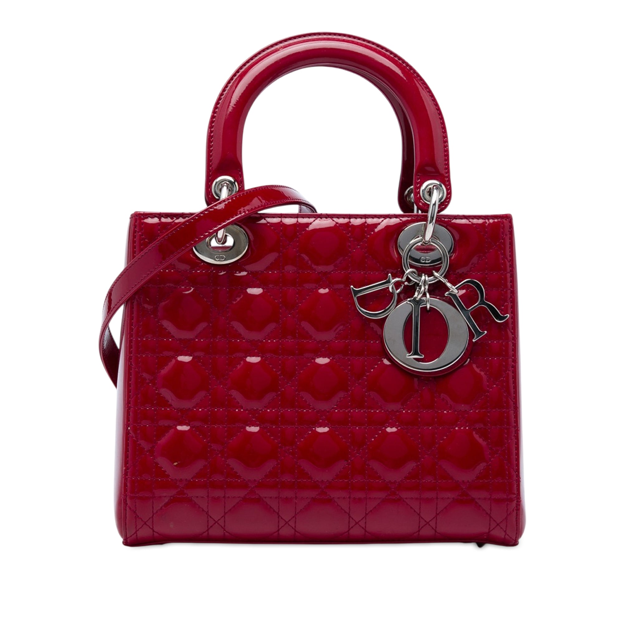 Dior Medium Patent Cannage Lady Dior - image 1