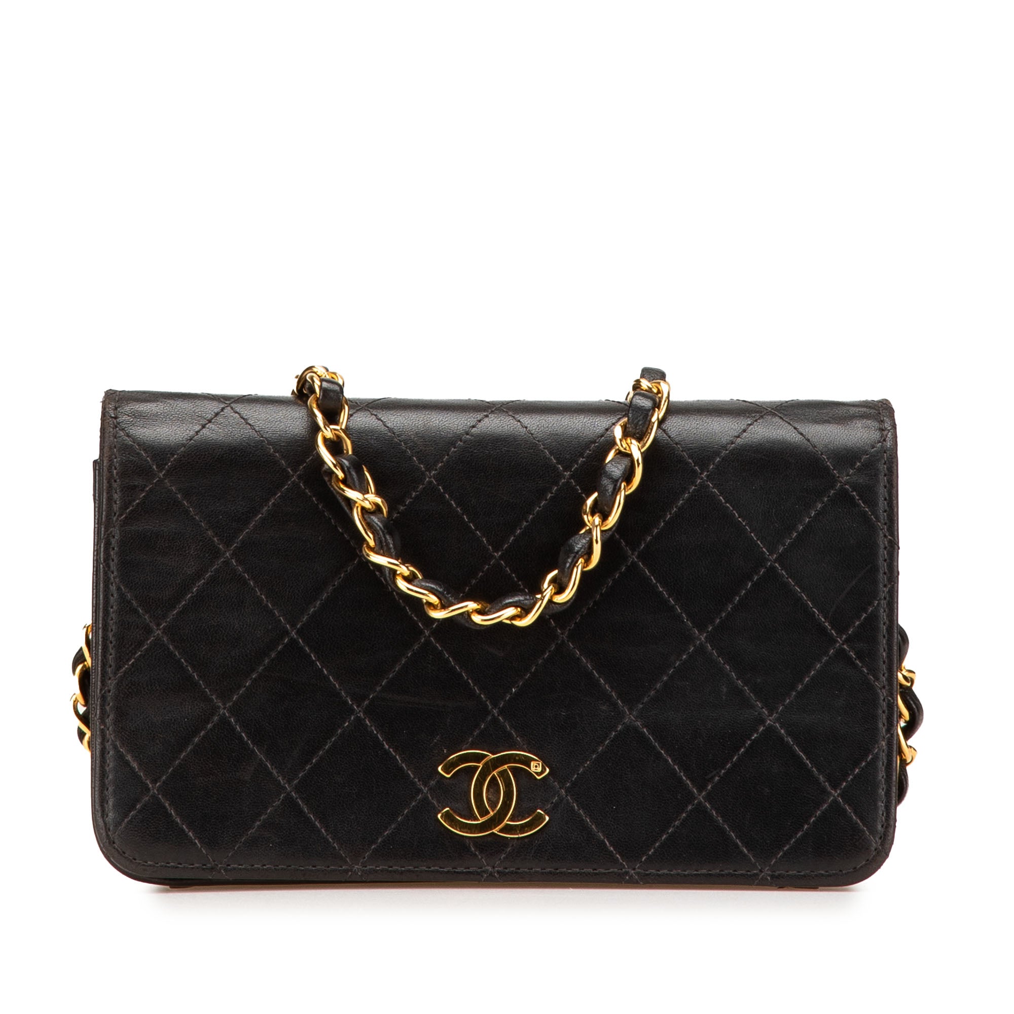 Chanel CC Quilted Lambskin Full Flap - image 1