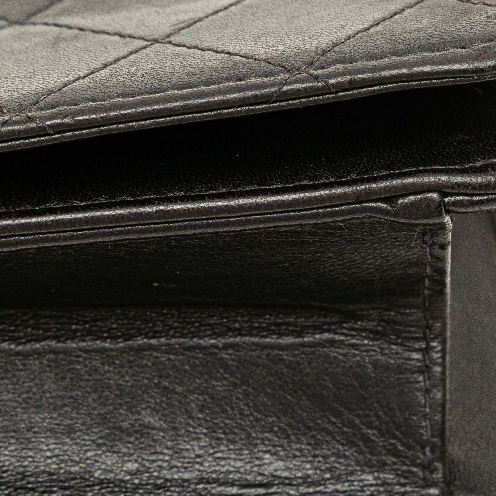 Chanel CC Quilted Lambskin Full Flap - image 9