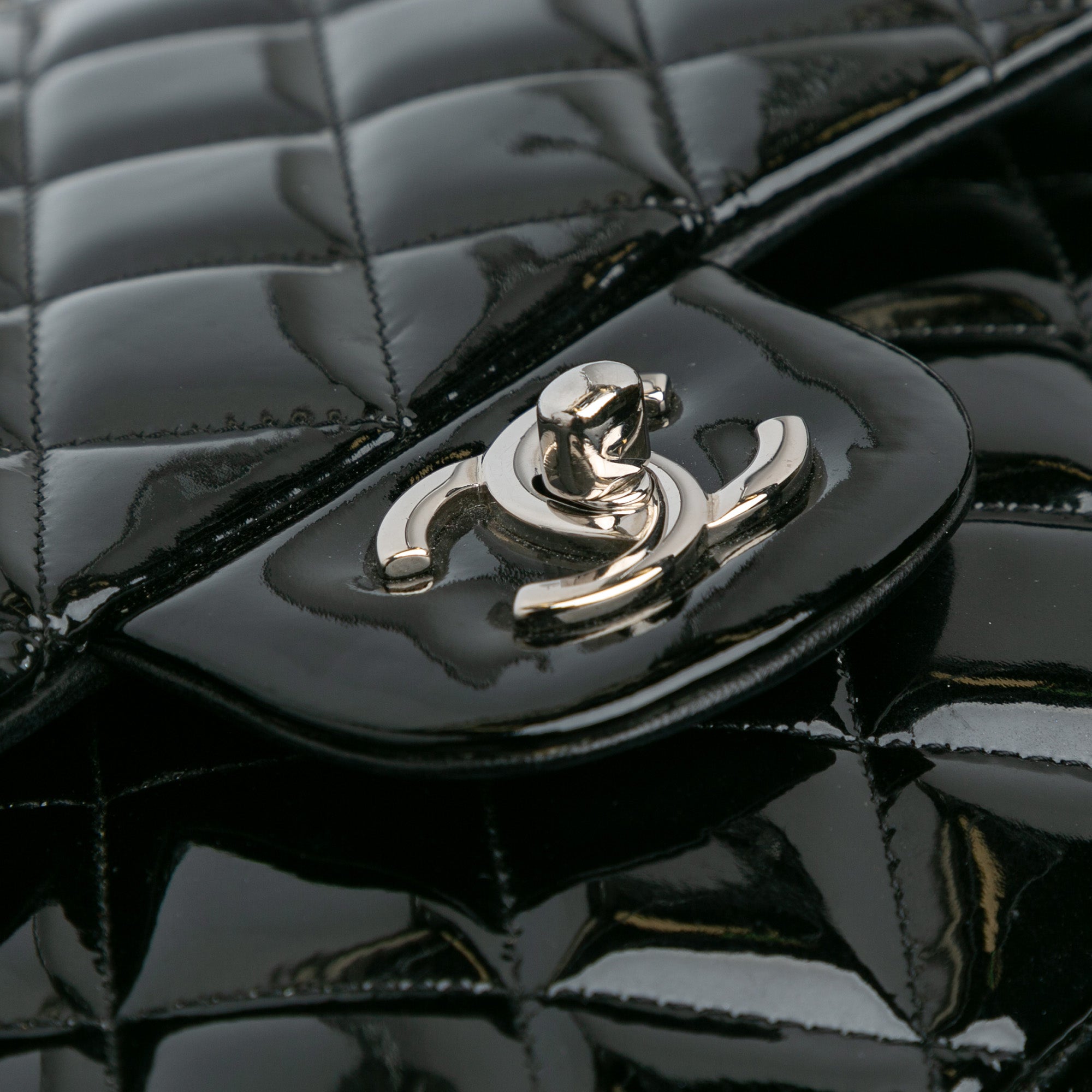 Chanel Jumbo Classic Patent Double Flap - image 8