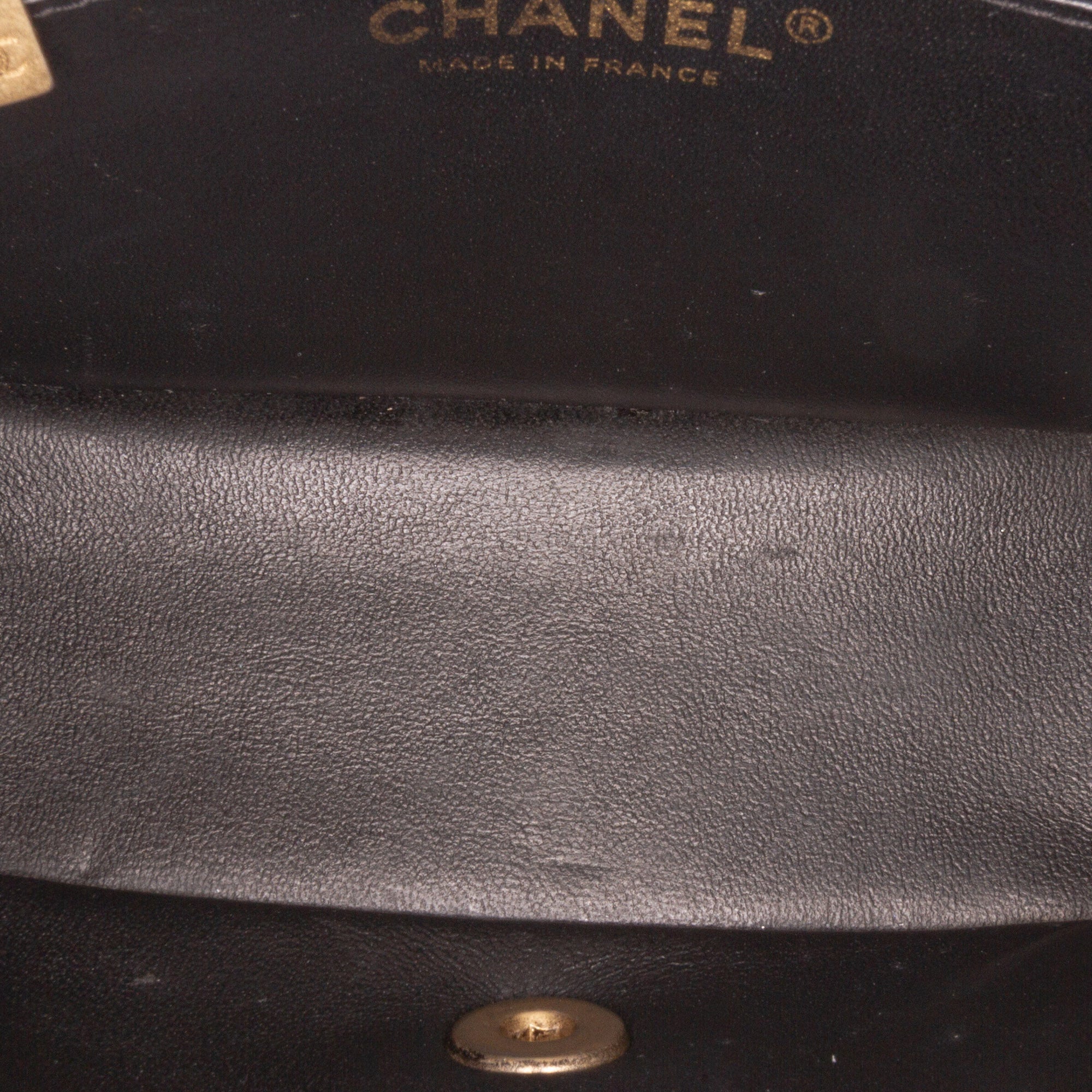 Chanel Mini Square Classic Chevron Lambskin Single Flap - image 4