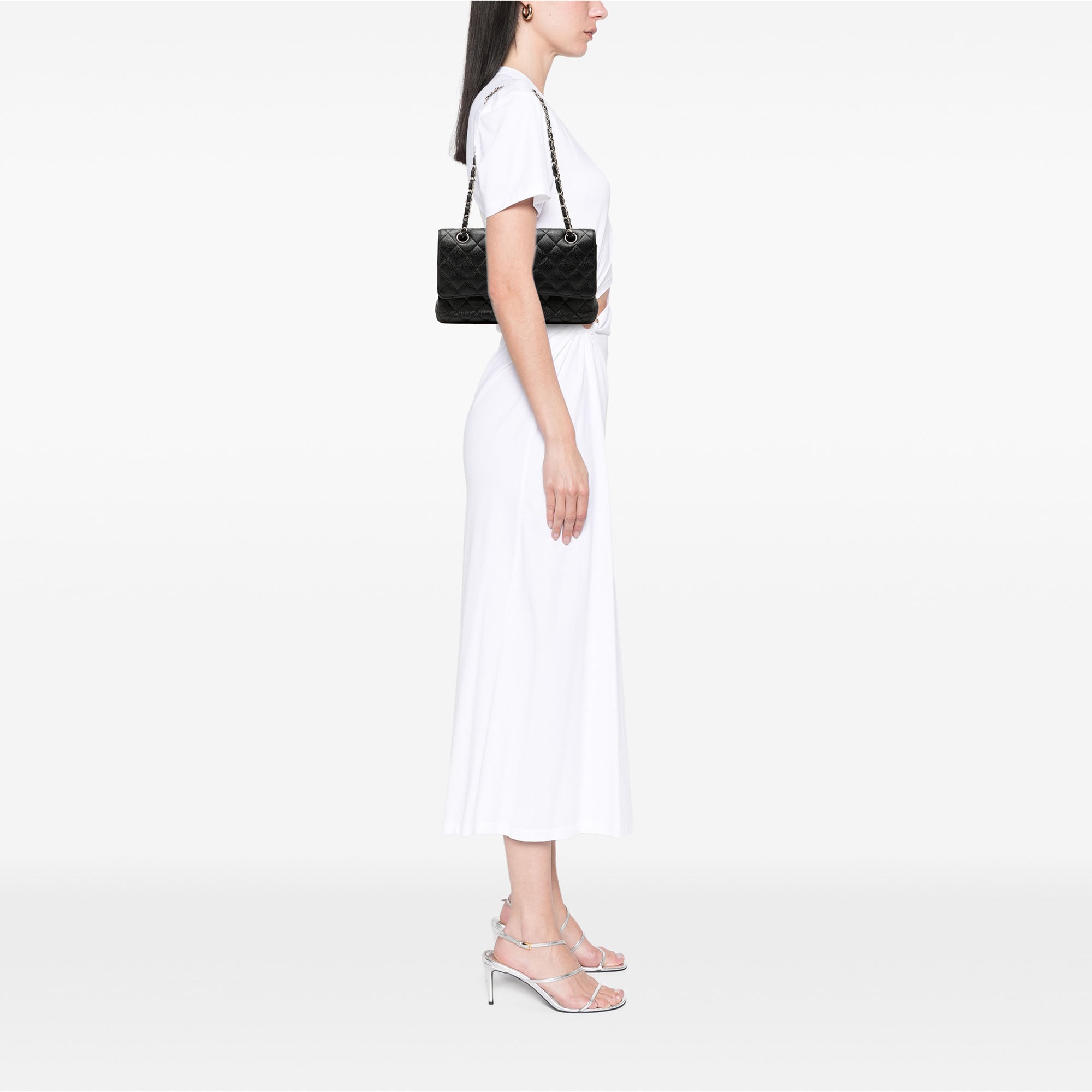 Chanel Medium Classic Caviar Double Flap - image 7