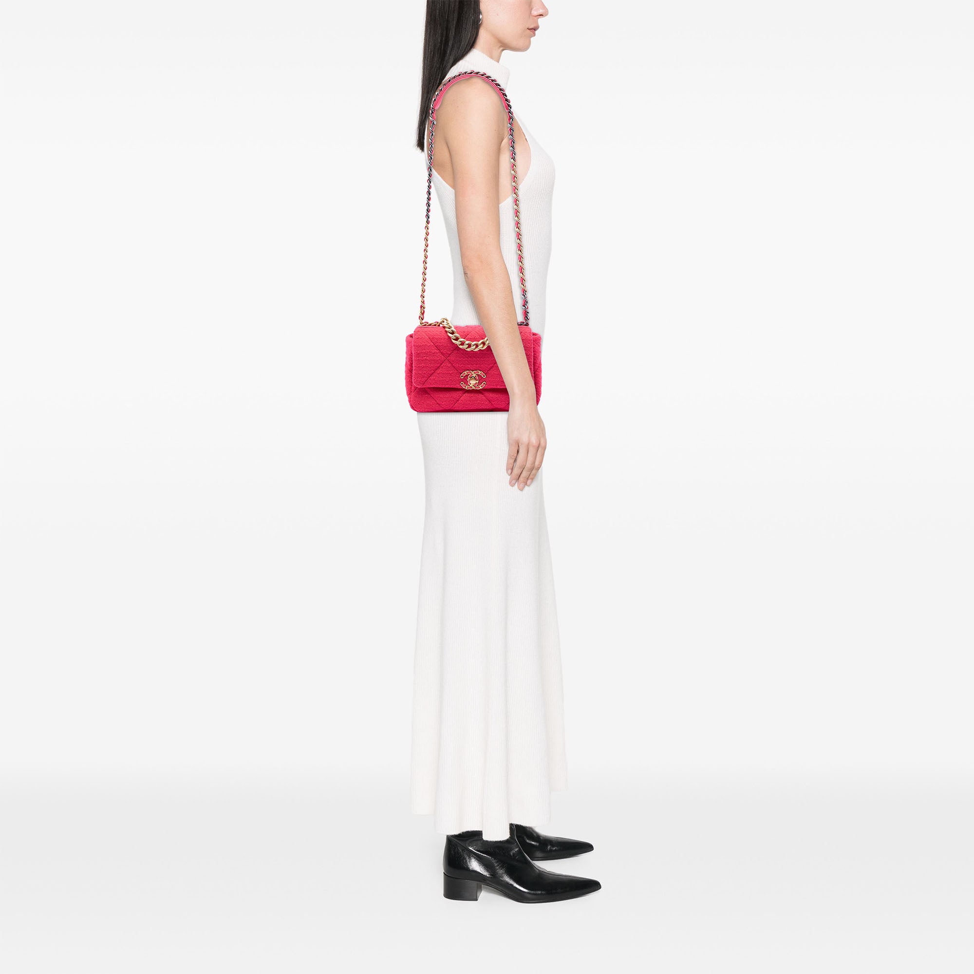 Chanel Medium Tweed 19 Flap - image 7