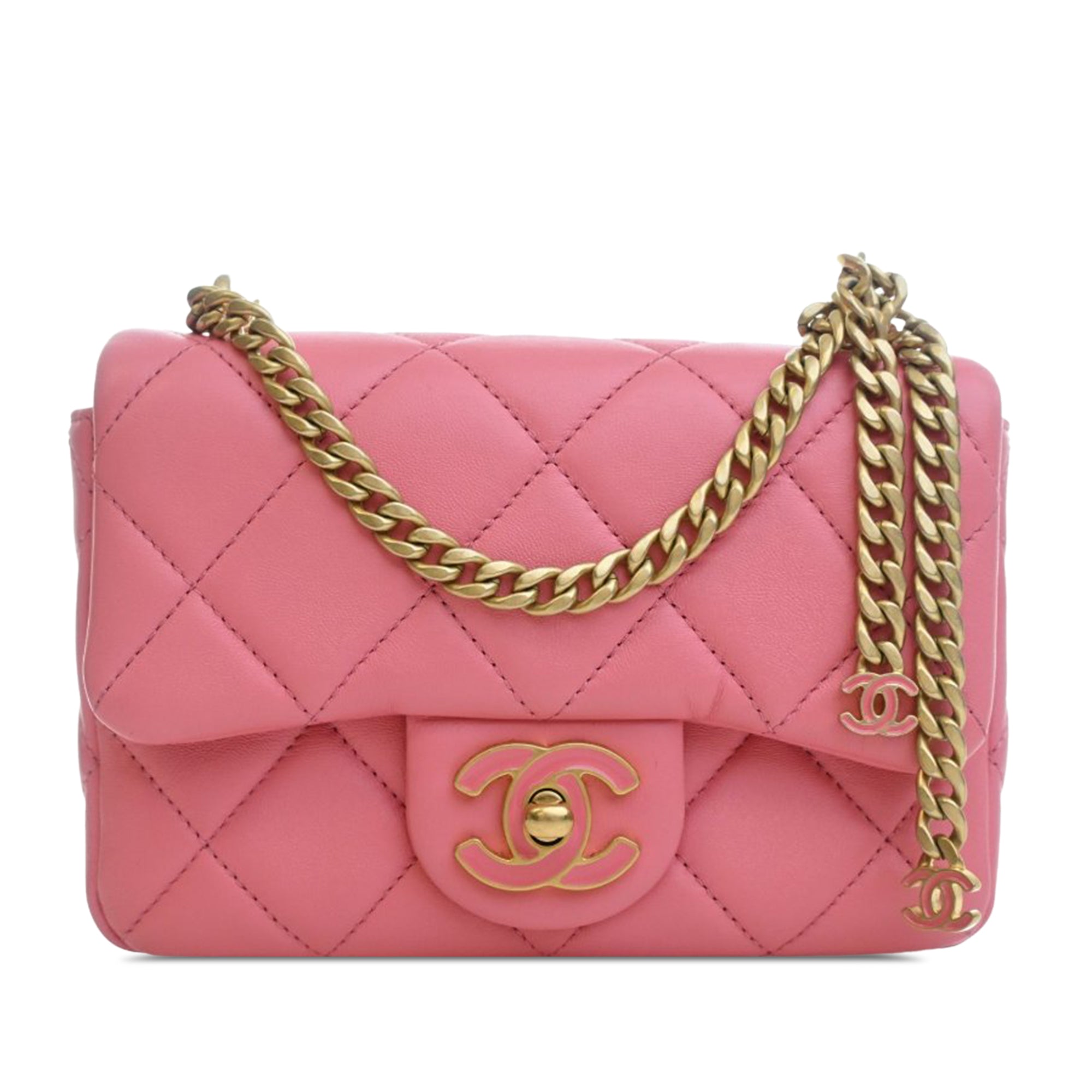 Chanel Mini Lambskin Pending CC Flap - image 1
