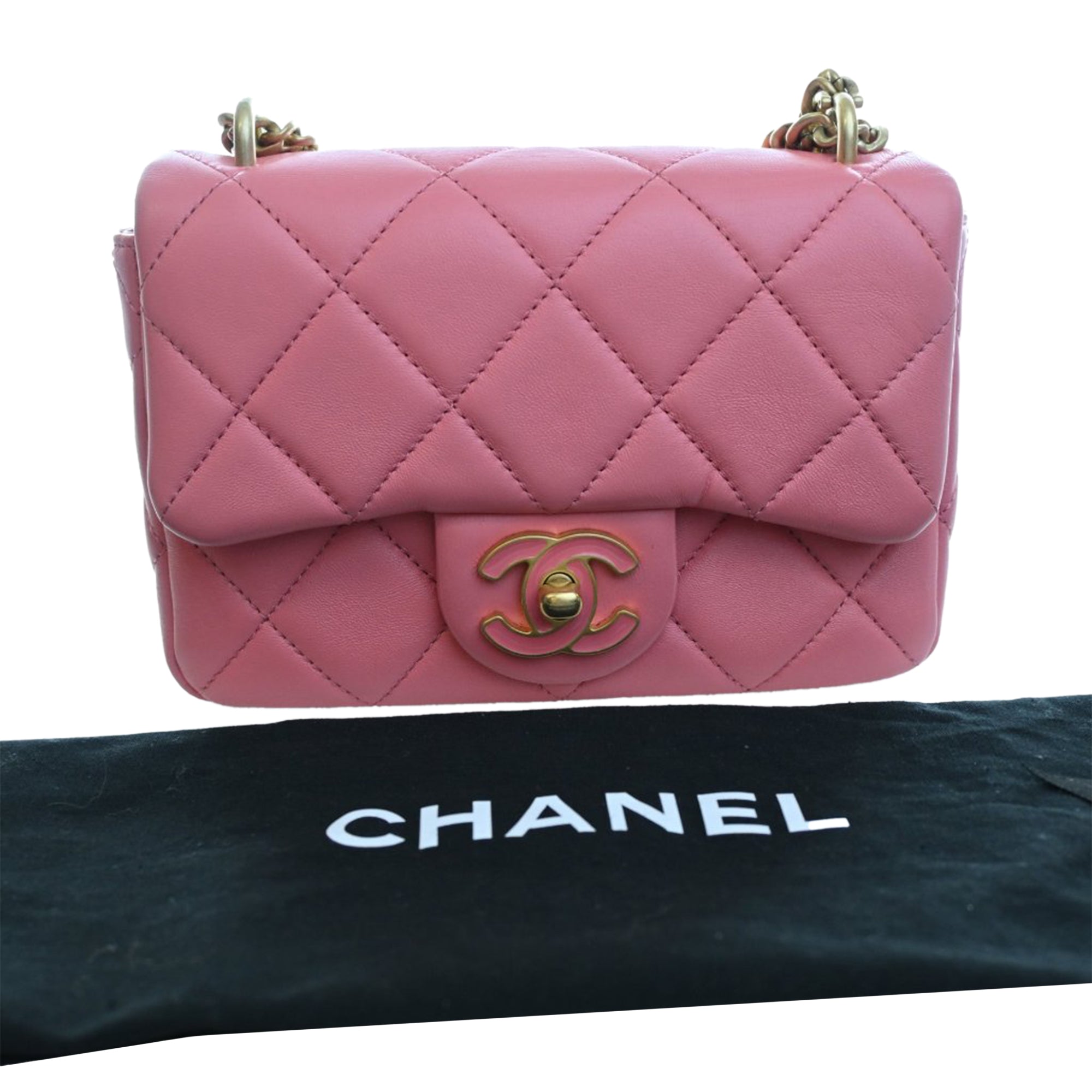 Chanel Mini Lambskin Pending CC Flap - image 15