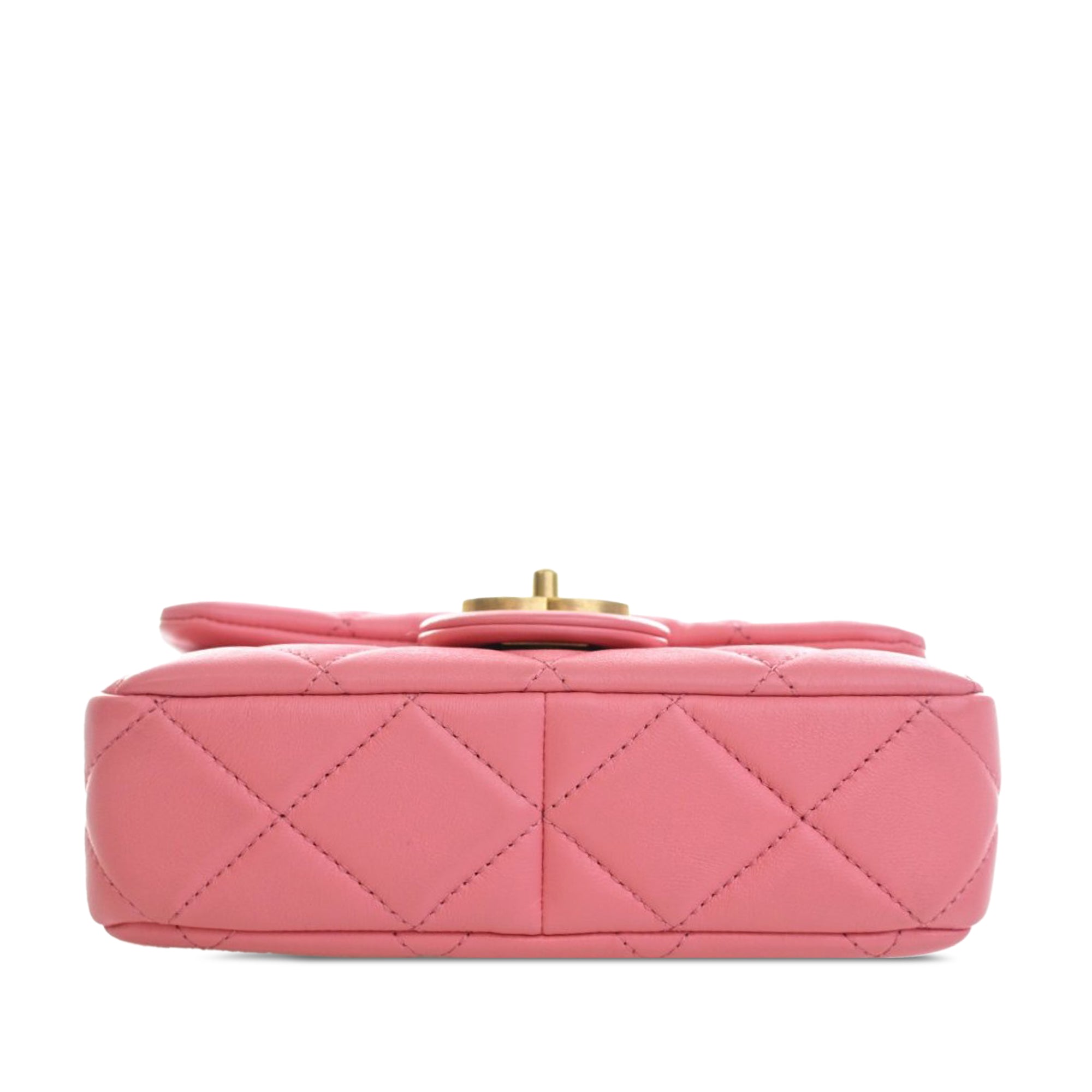 Chanel Mini Lambskin Pending CC Flap - image 4