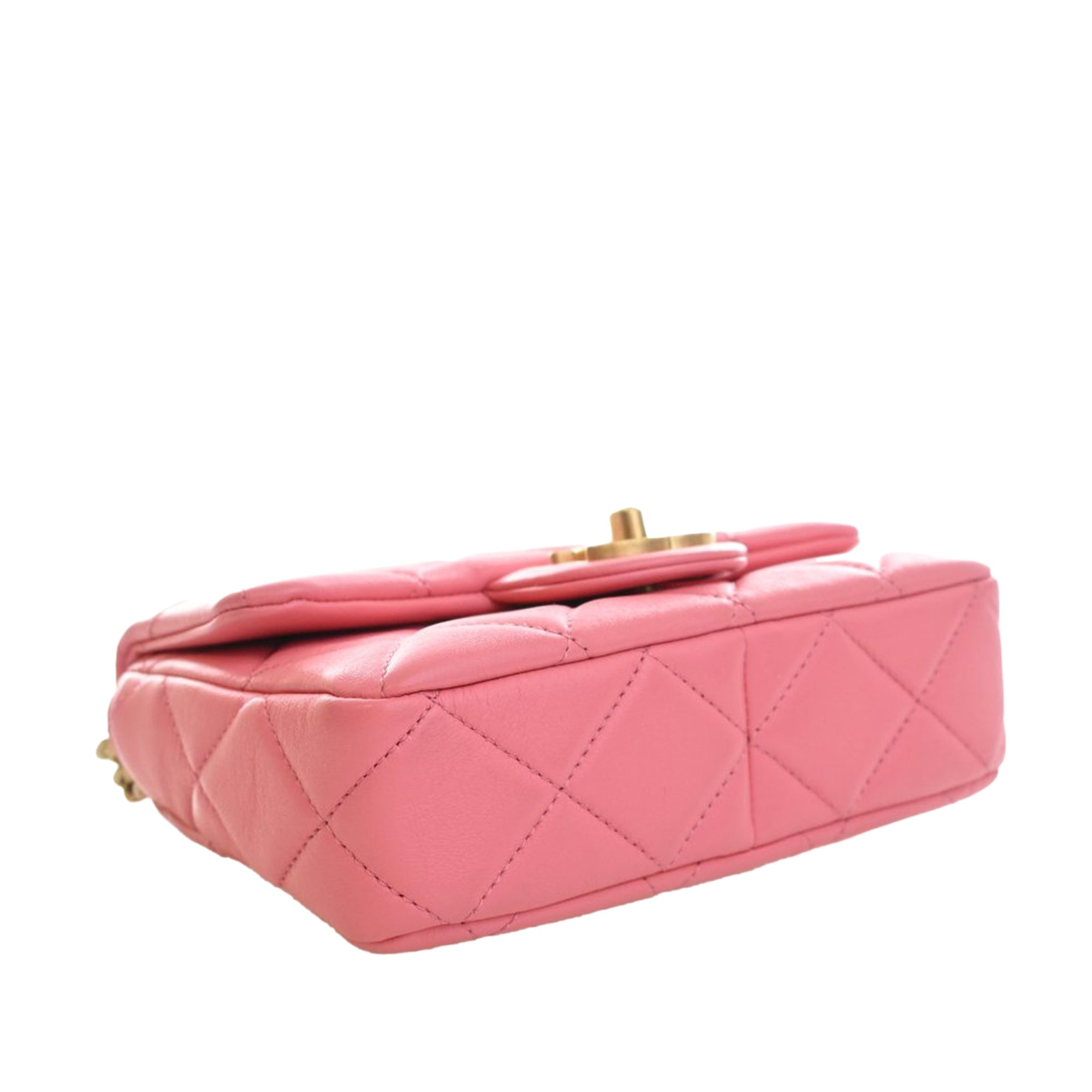 Chanel Mini Lambskin Pending CC Flap - image 8