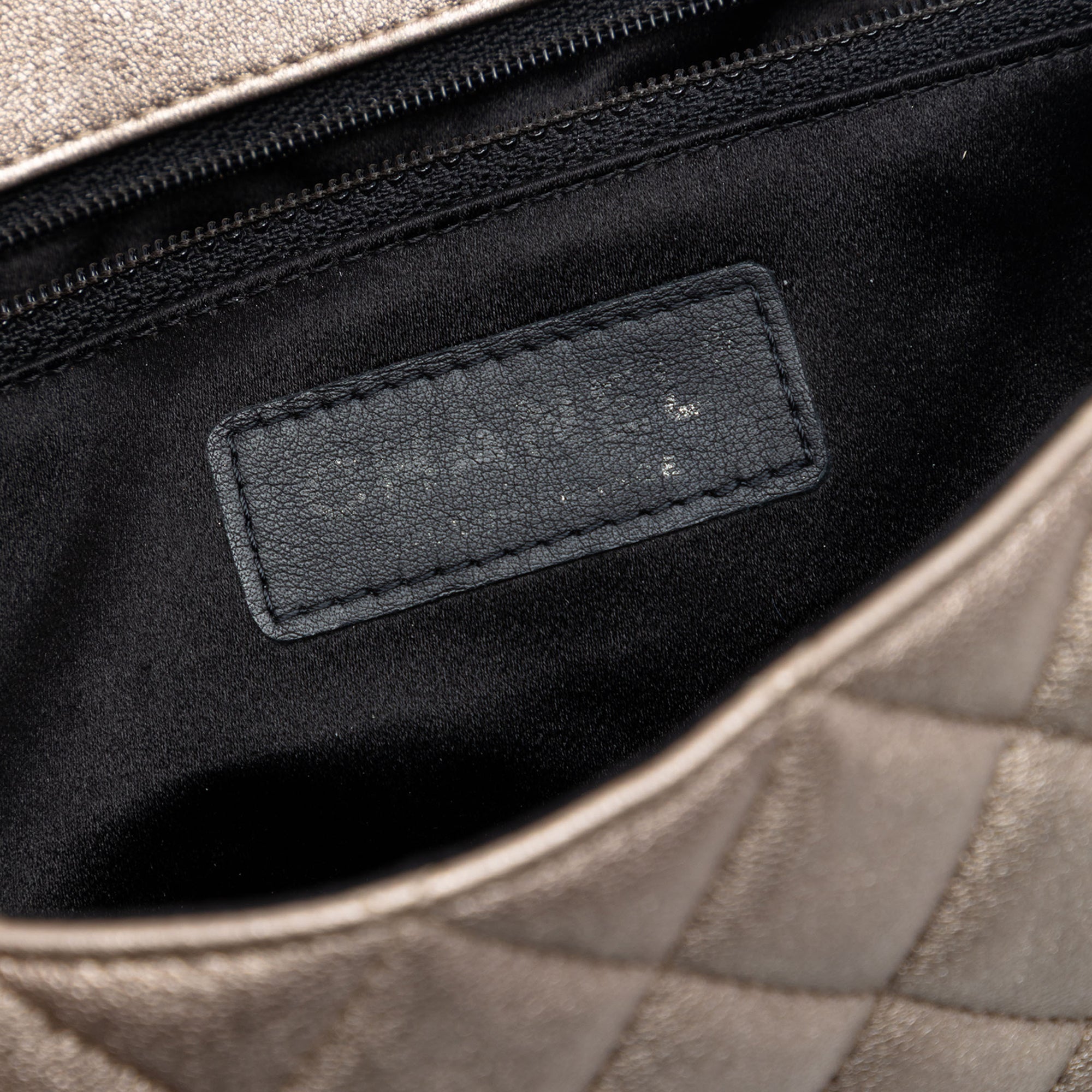 Chanel CC Quilted Metallic Lambskin Butterfly Chain Clutch - image 6