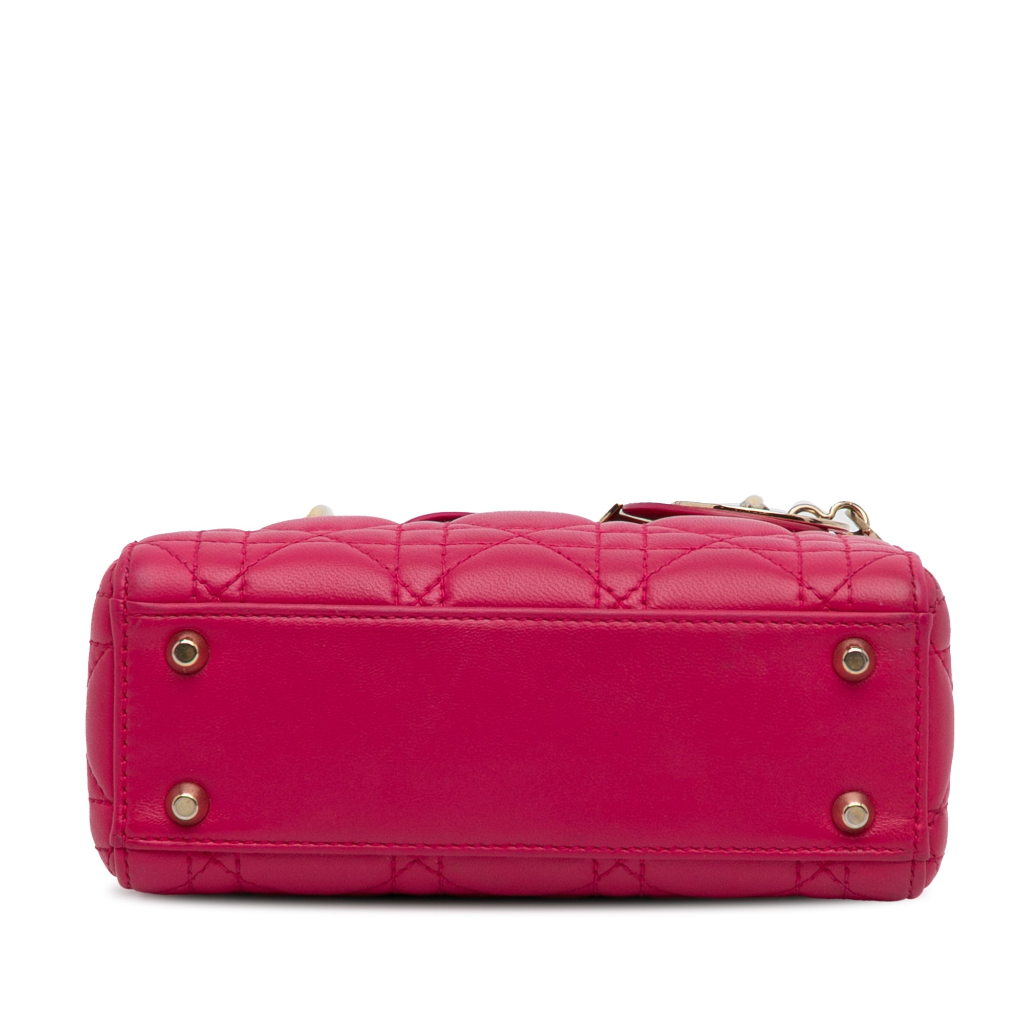 Dior Mini Lambskin Cannage Lady Dior - image 5