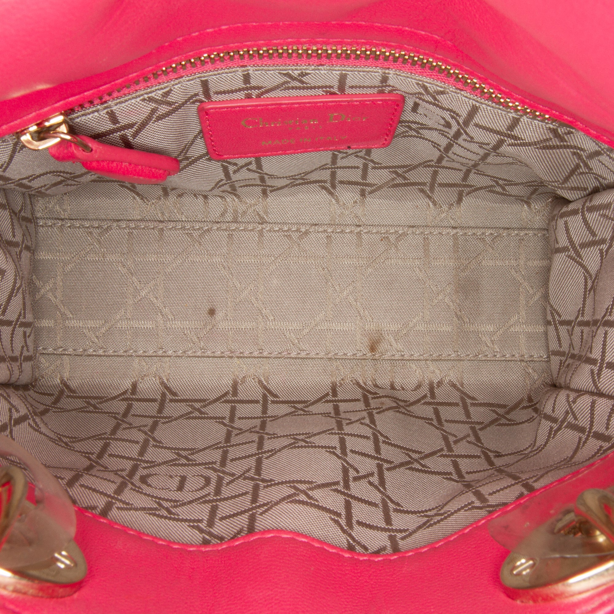 Dior Mini Lambskin Cannage Lady Dior - image 6