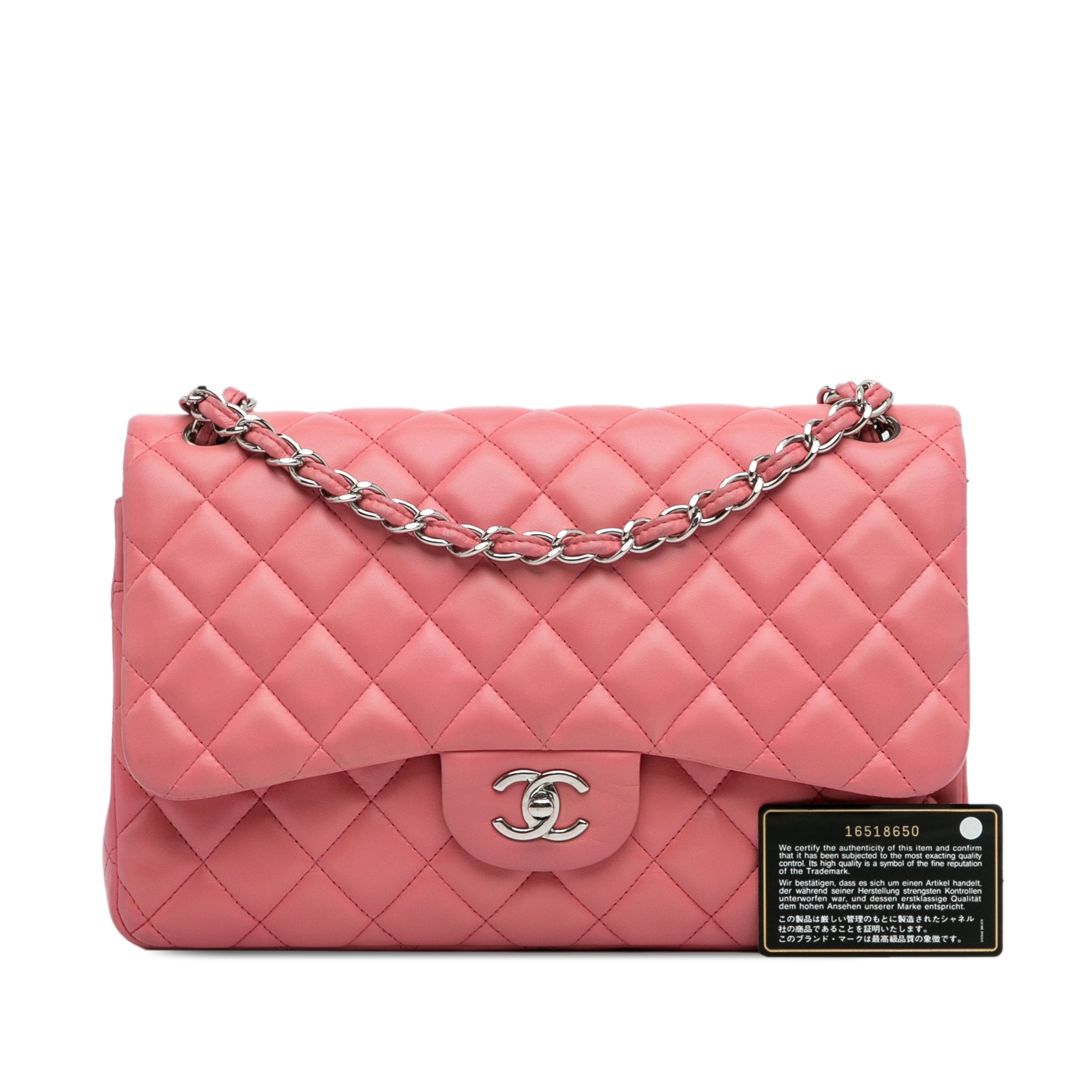 Chanel Jumbo Classic Lambskin Double Flap - image 11