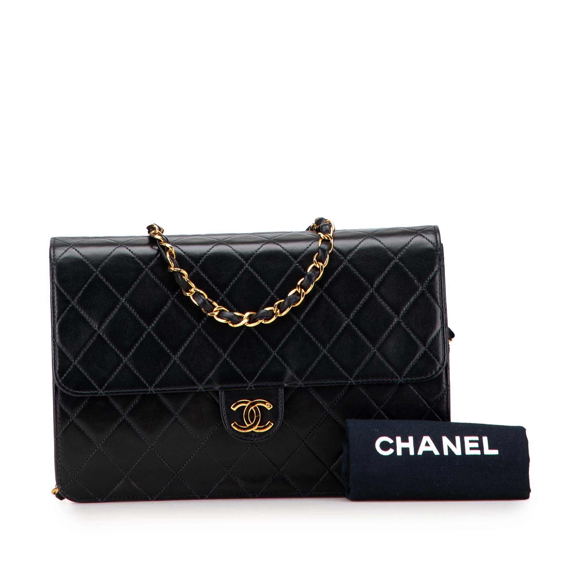 Chanel Medium CC Quilted Lambskin Single Flap - image 10