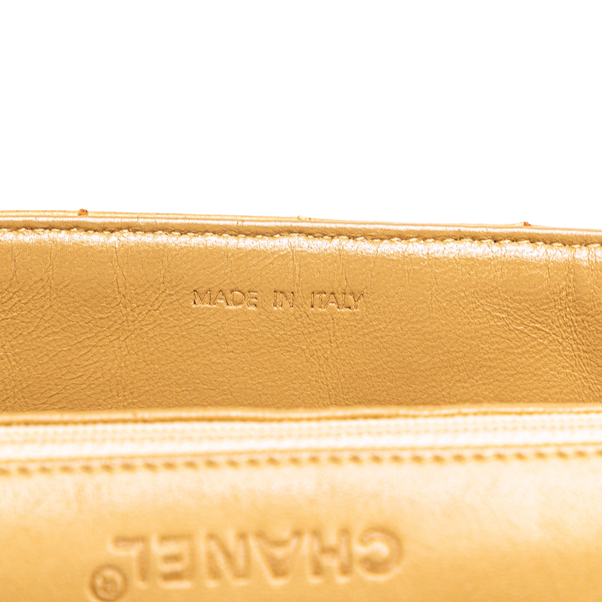 Chanel Chocolate Bar Lambskin Wild Stitch Chain Flap - image 6