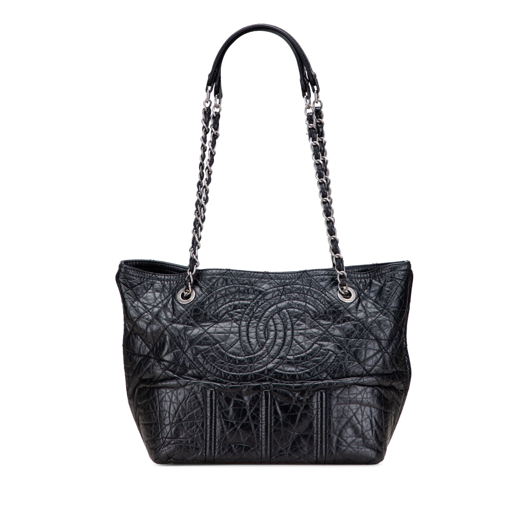 Chanel Distressed Calfskin Shopping In Moscow Tote - image 1