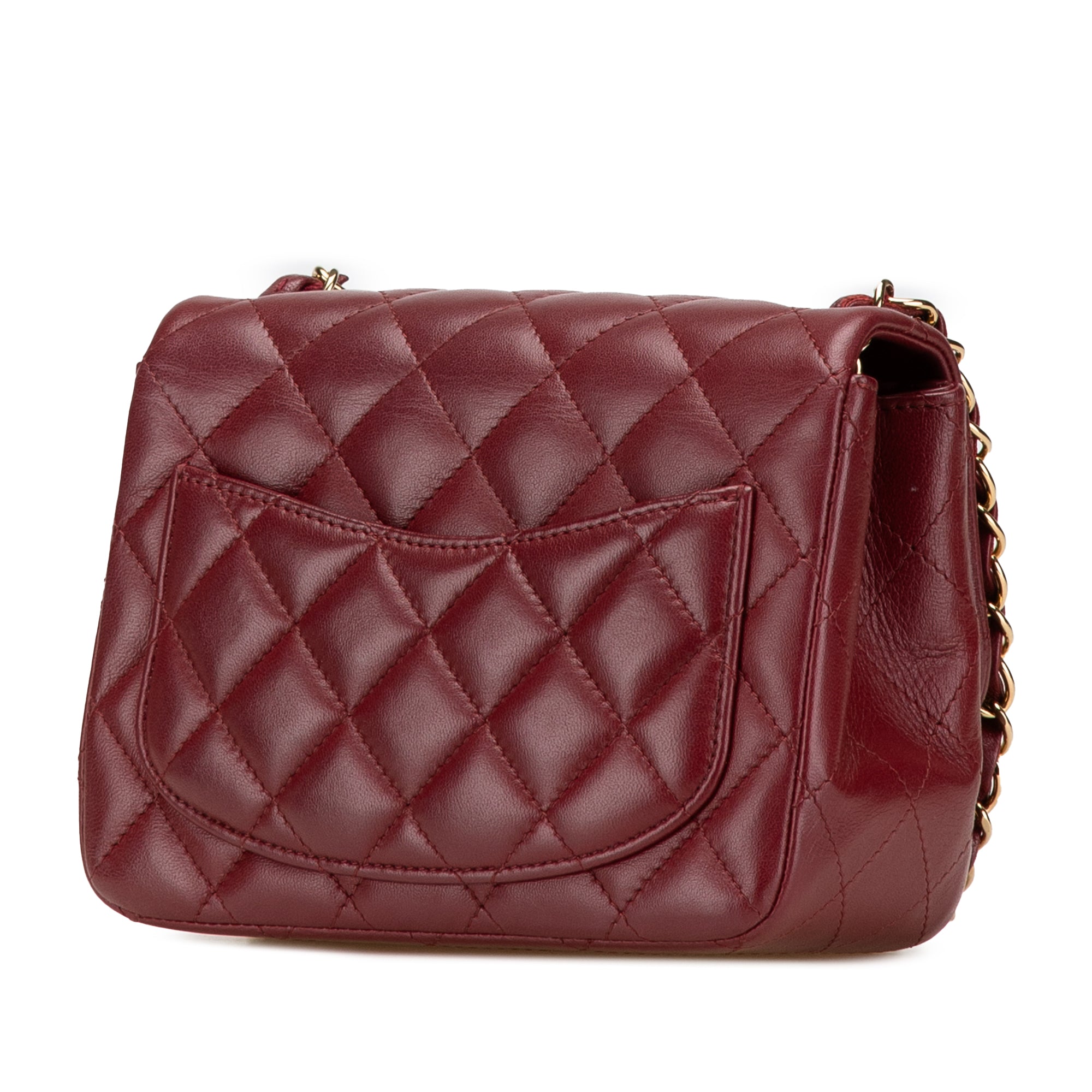 Chanel Mini Square Classic Lambskin Single Flap - image 2