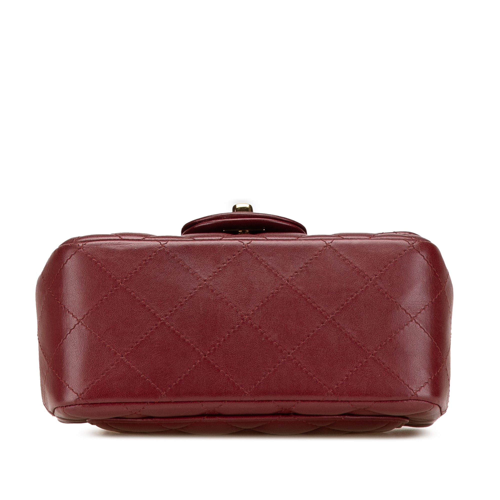 Chanel Mini Square Classic Lambskin Single Flap - image 3