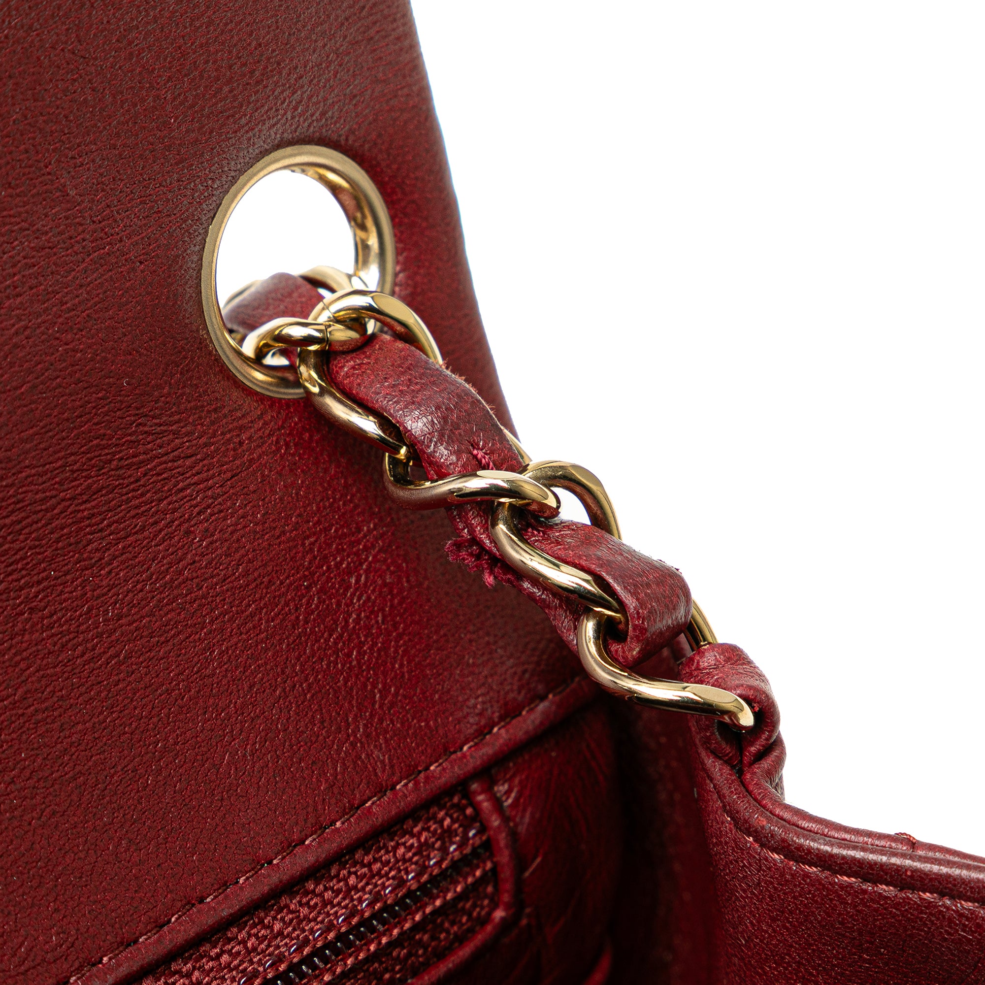Chanel Mini Square Classic Lambskin Single Flap - image 8