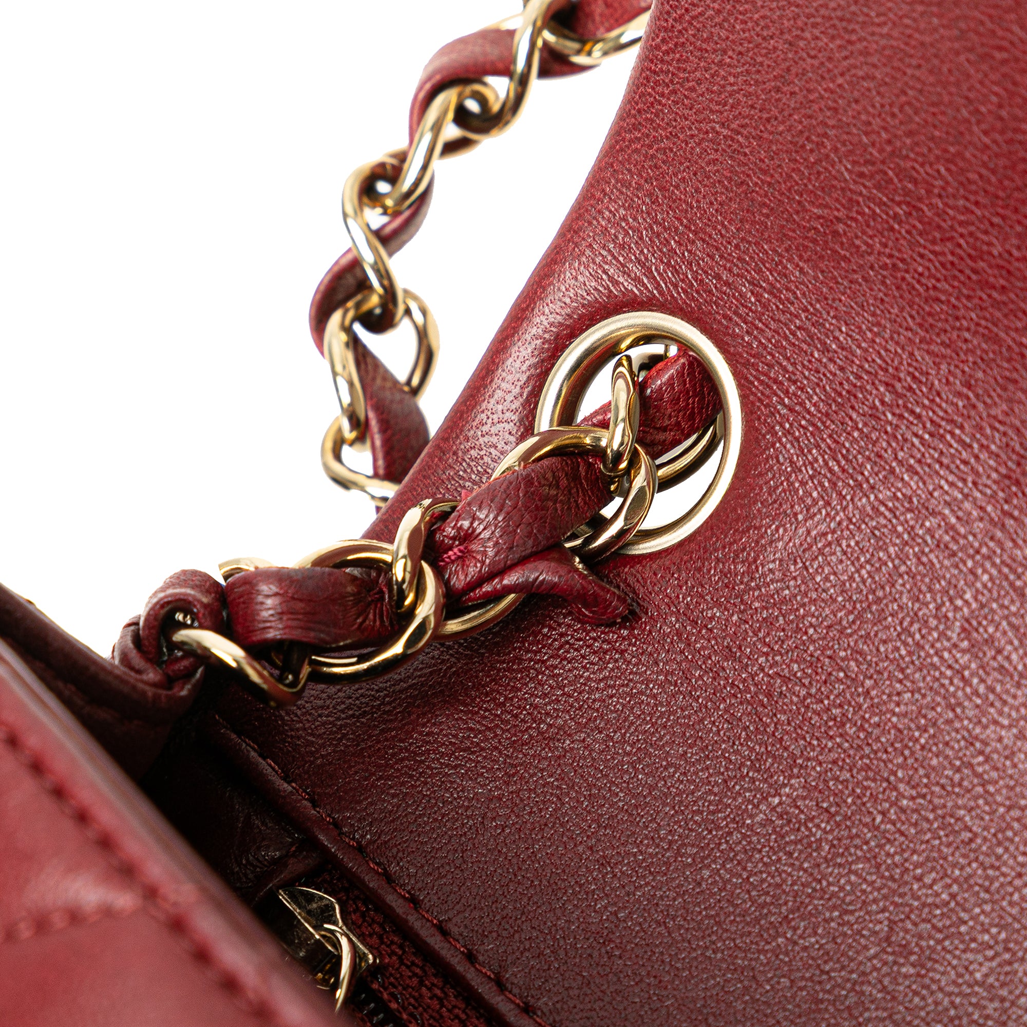 Chanel Mini Square Classic Lambskin Single Flap - image 9