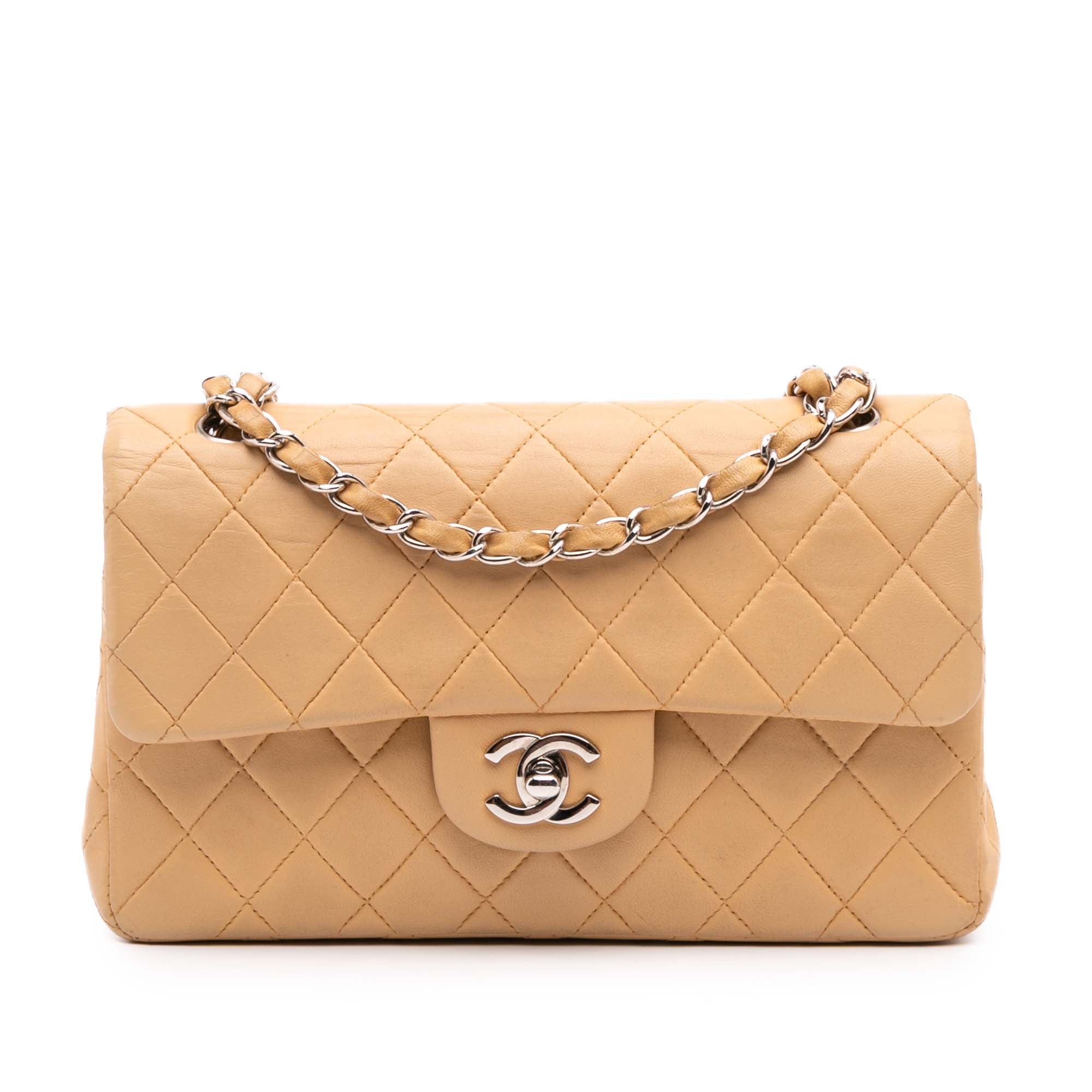 Chanel Small Classic Lambskin Double Flap - image 1